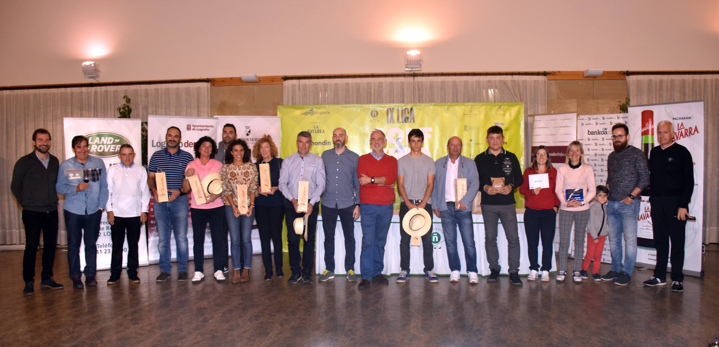 Entrega de premios del Torneo Carlos Moro, de la Liga de Golf y Vino.