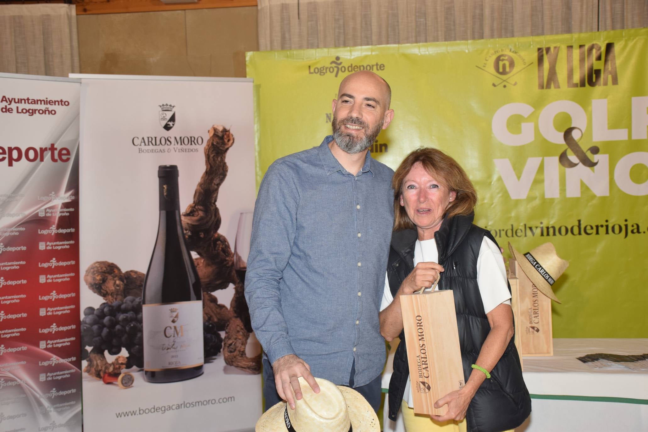 Entrega de premios del Torneo Carlos Moro, de la Liga de Golf y Vino.