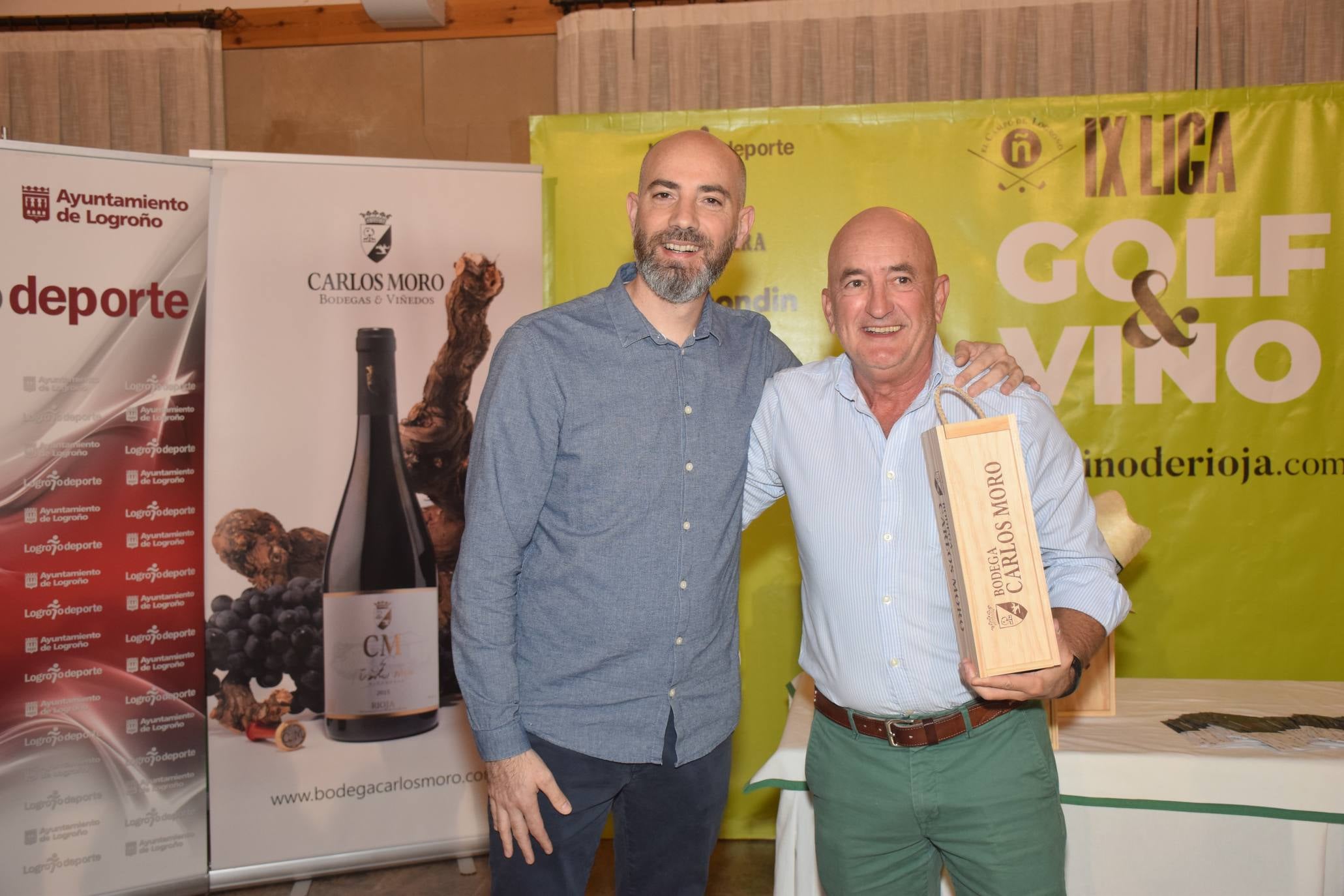 Entrega de premios del Torneo Carlos Moro, de la Liga de Golf y Vino.