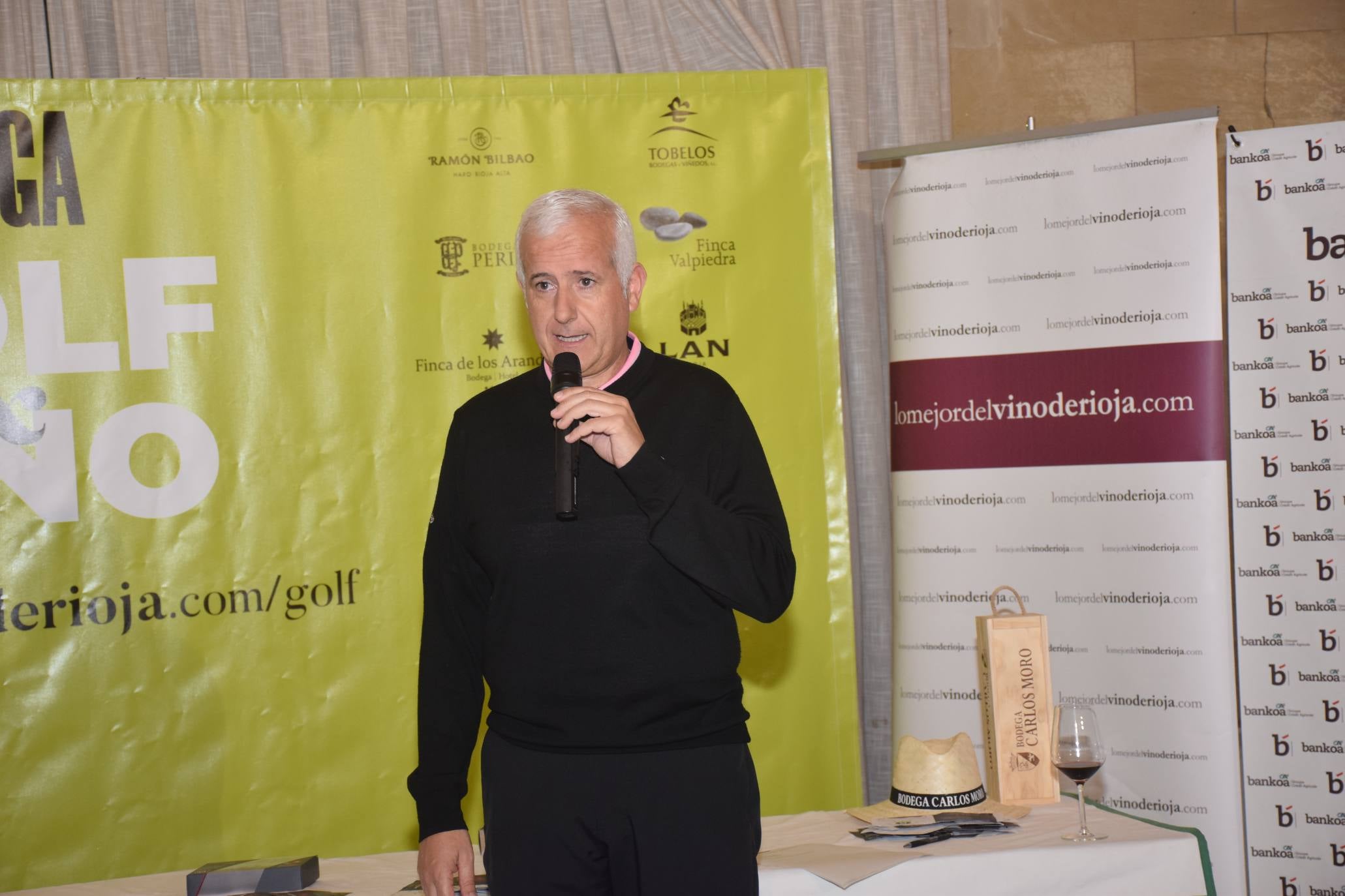 Entrega de premios del Torneo Carlos Moro, de la Liga de Golf y Vino.