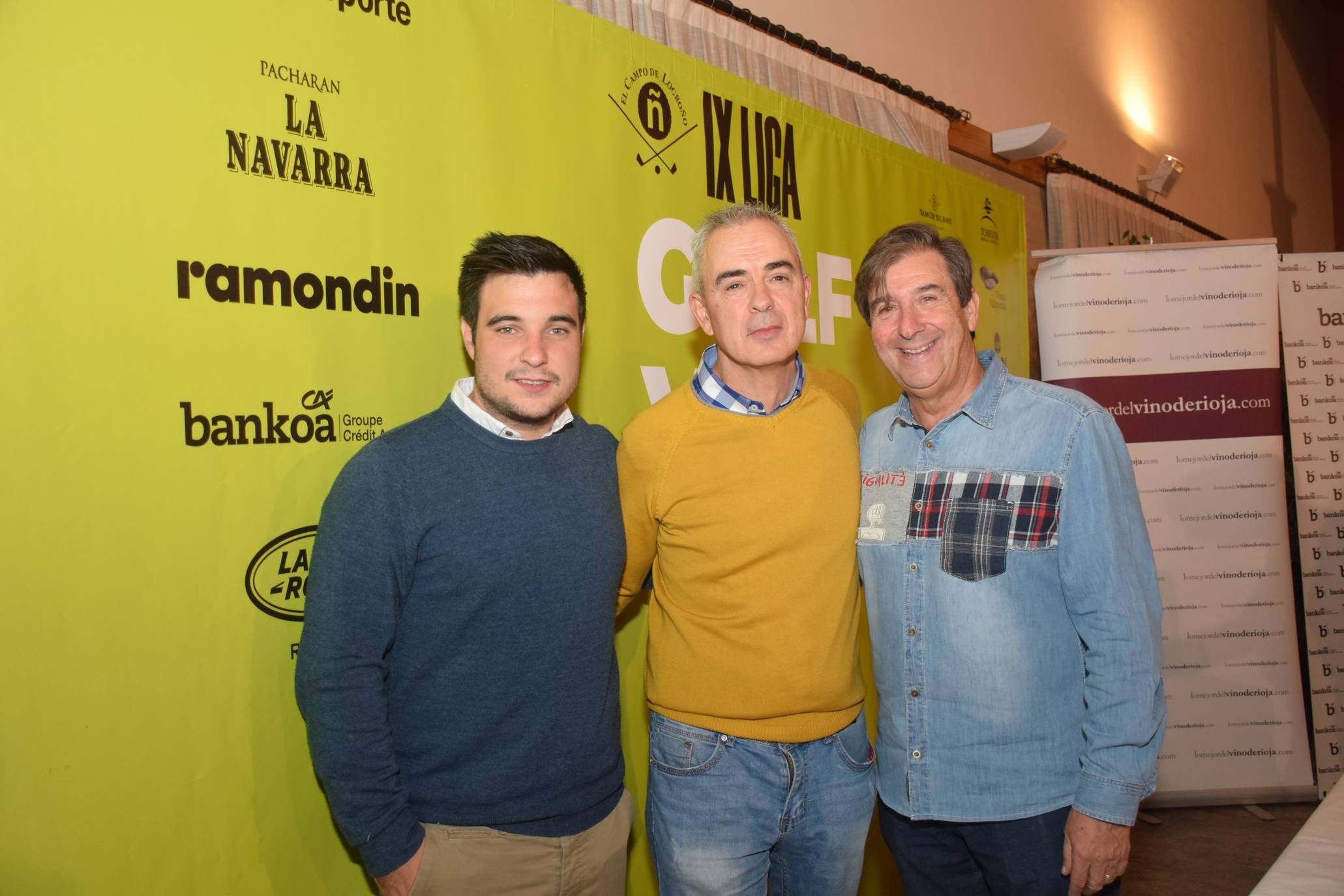 Entrega de premios del Torneo Carlos Moro, de la Liga de Golf y Vino.