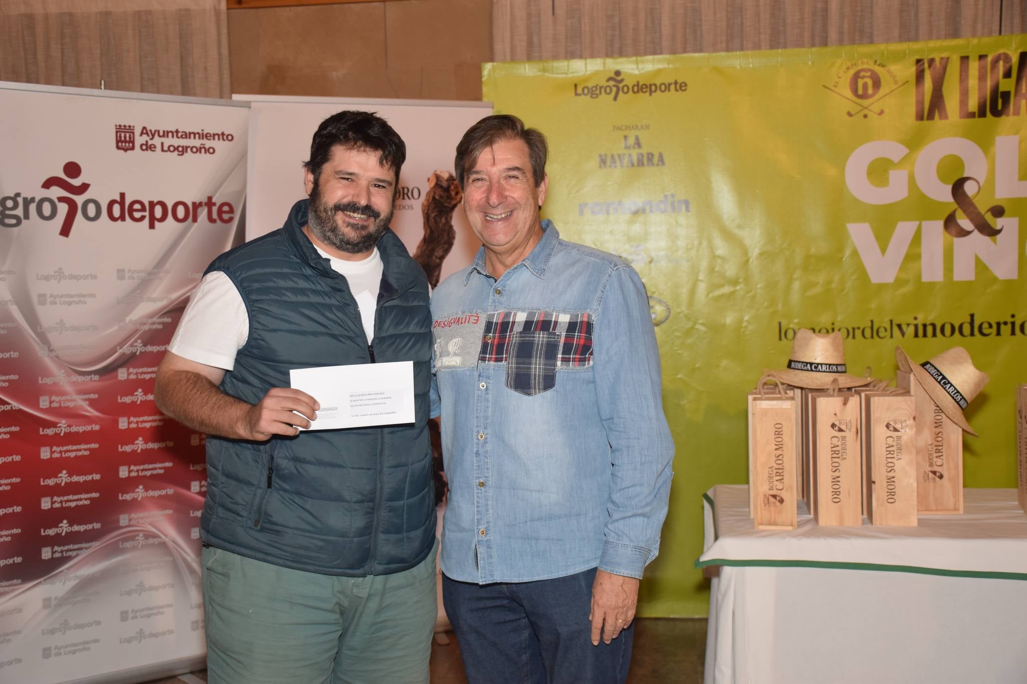 Entrega de premios del Torneo Carlos Moro, de la Liga de Golf y Vino.