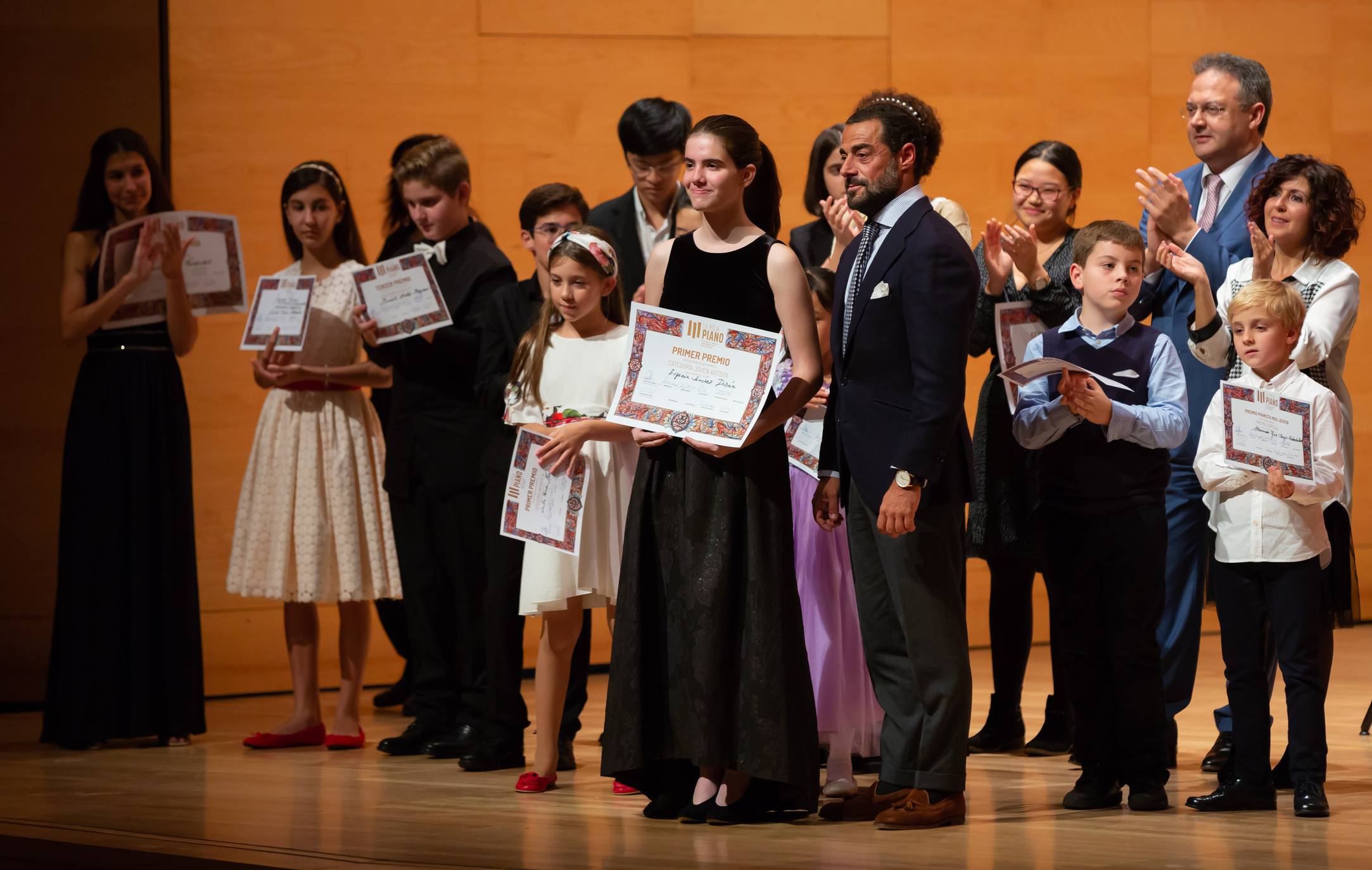 Este miércoles ha tenido lugar en el Riojafórum el festival de piano donde se galardonó a los pianistas vencedores de las diferentes categorías. Una jornada lúdica donde se interpretaron algunas de las piezas más conocidas del género musical