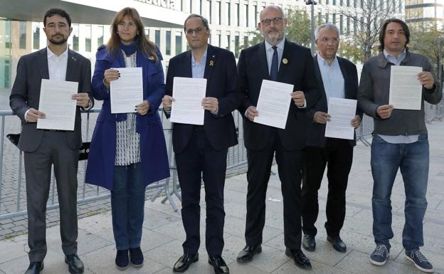 El president Torra participa en campaña autoinculpaciones en respuesta sentencia procés.