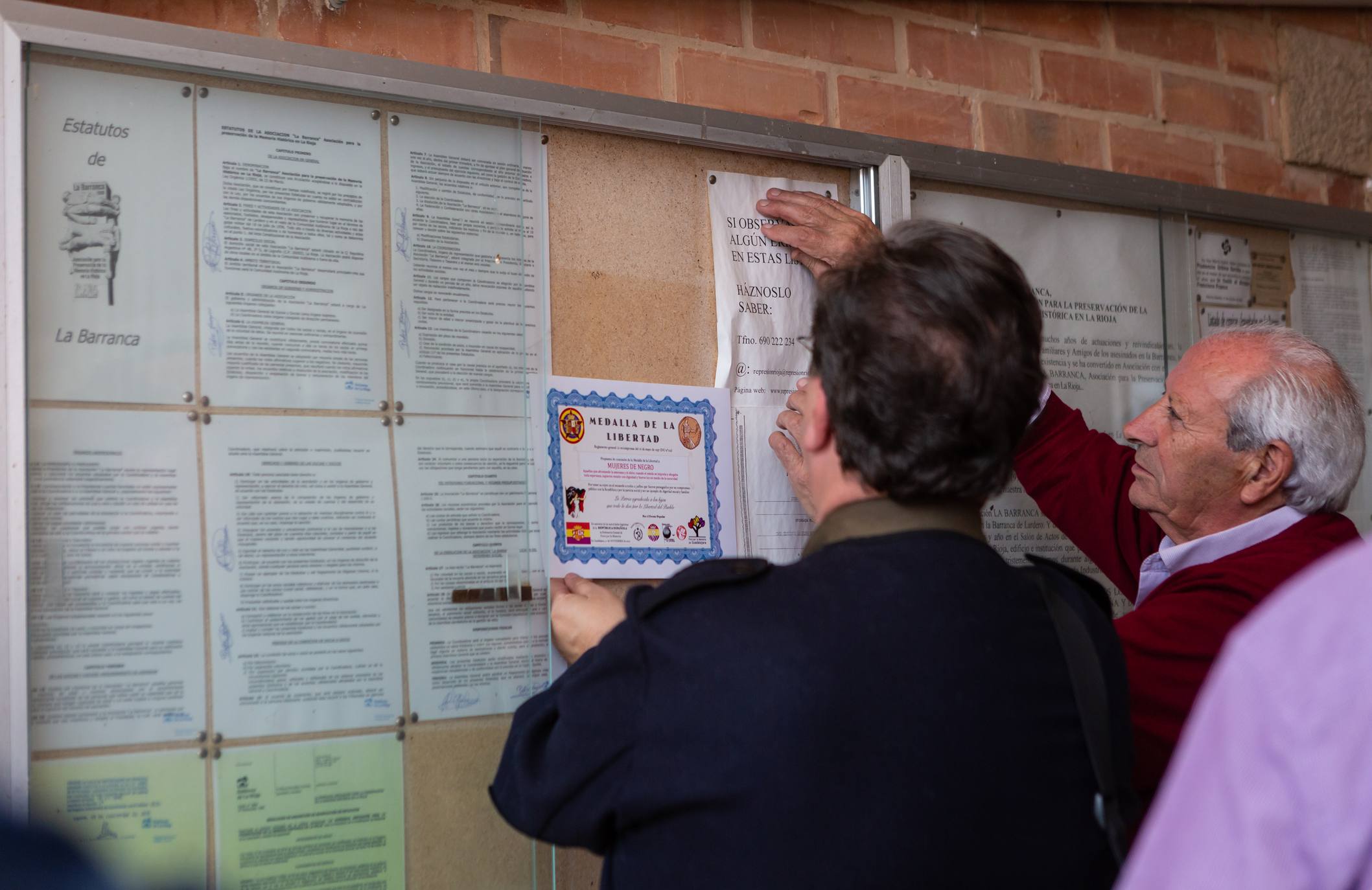 Fotos: Homenaje de La Barranca a las víctimas de la Guerra Civil