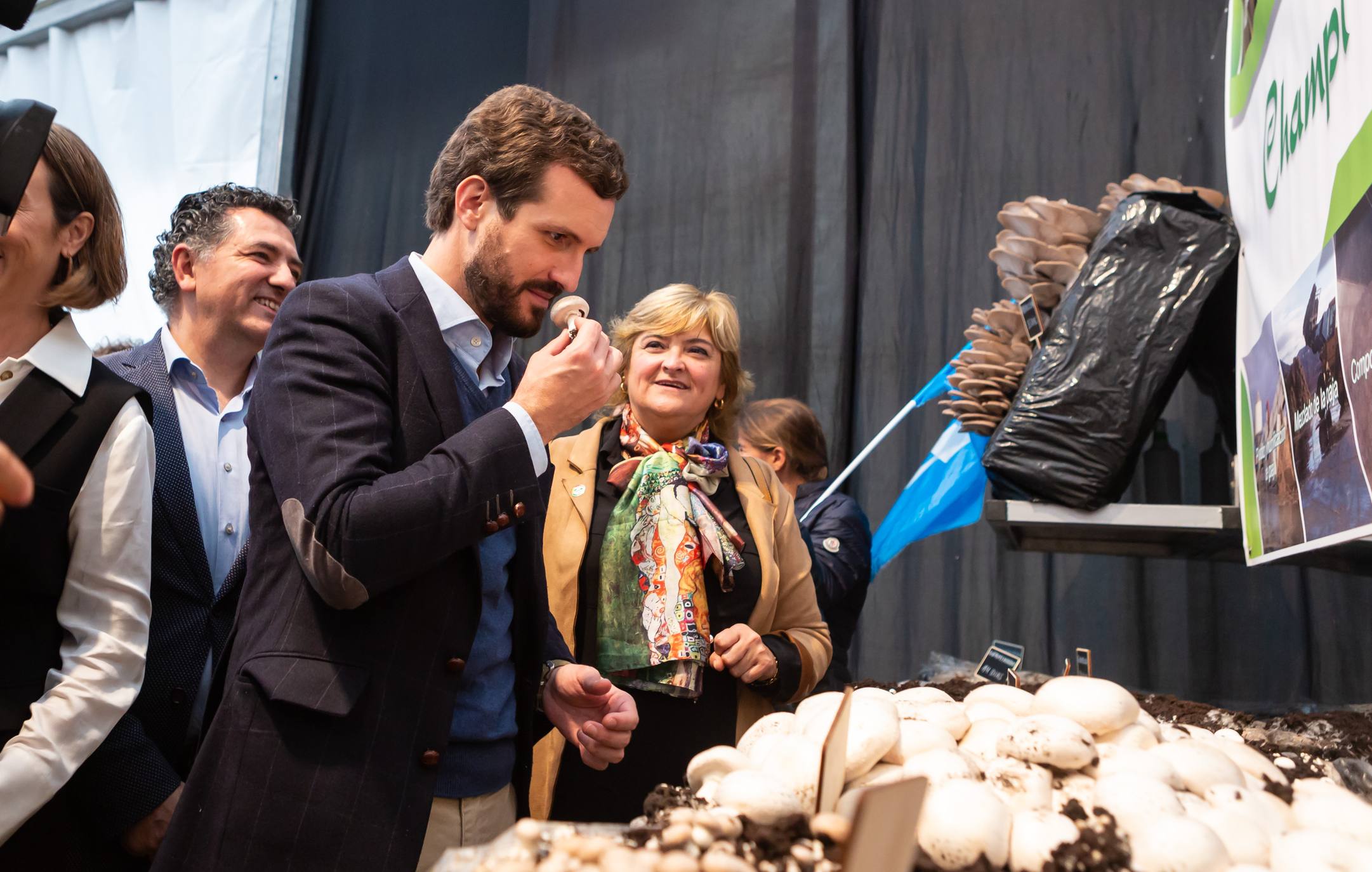 El líder del Partido Popular ha visitado la localidad catona.