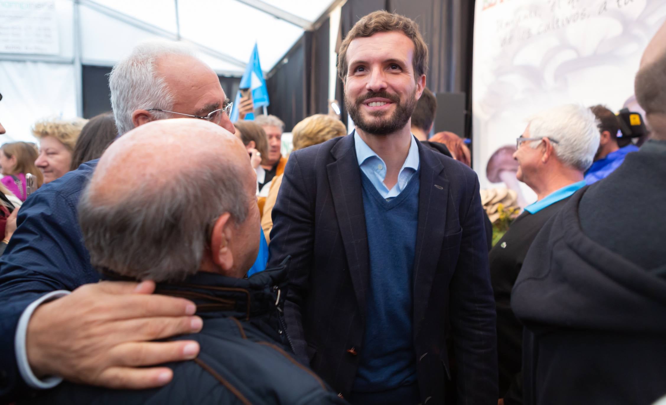 El líder del Partido Popular ha visitado la localidad catona.