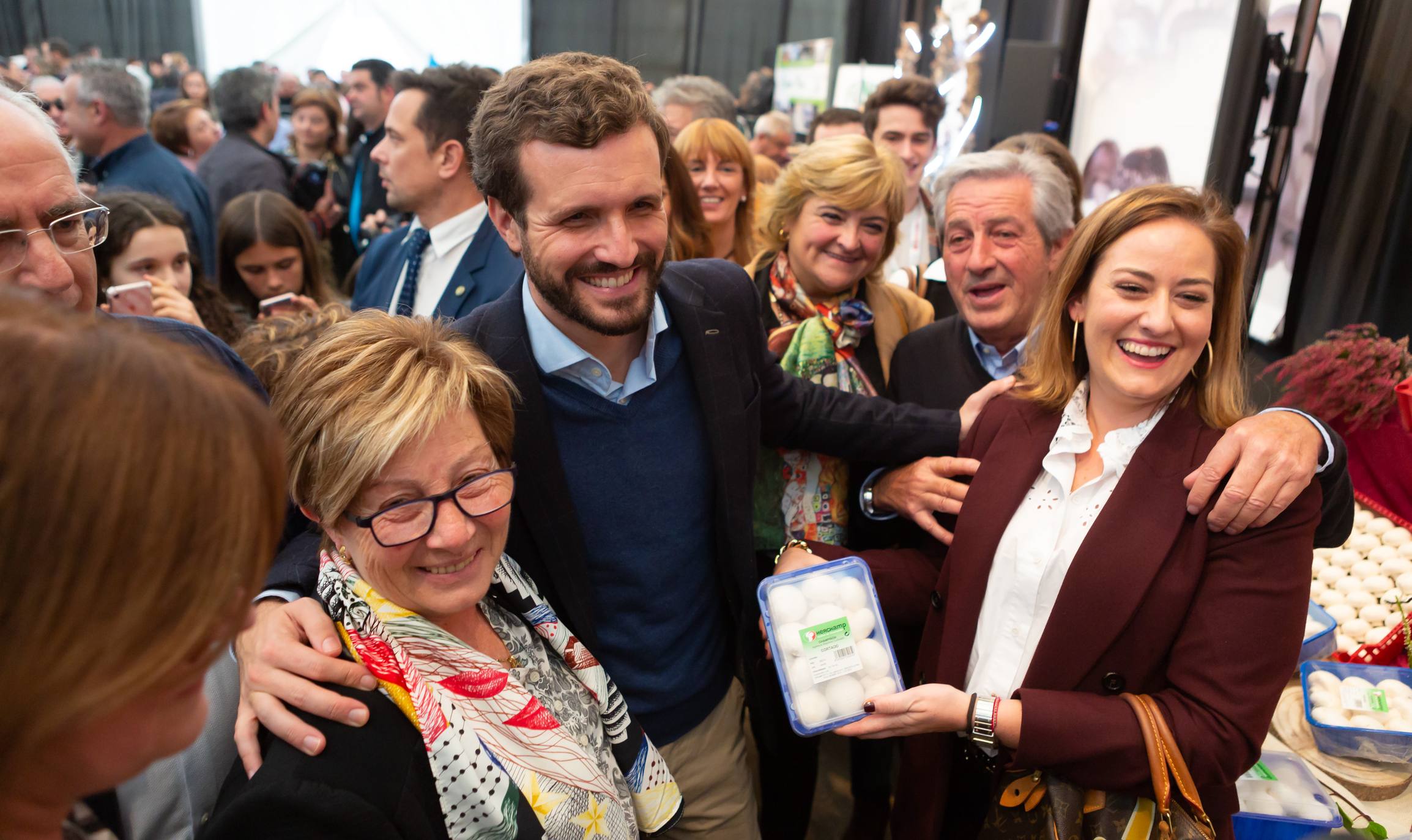 El líder del Partido Popular ha visitado la localidad catona.