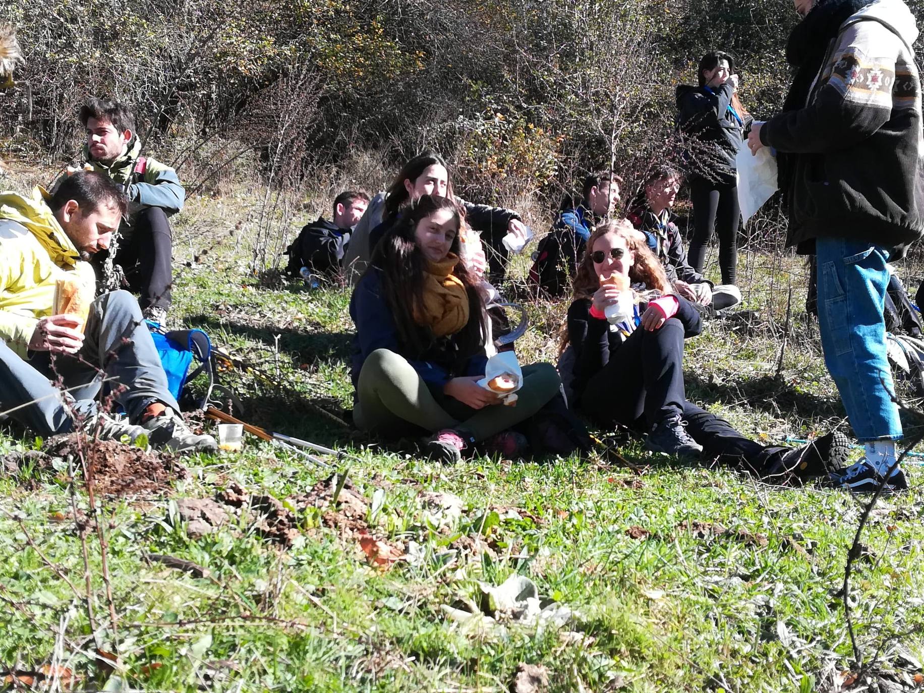 La Valvanerada Scout llega emocionada a su destino