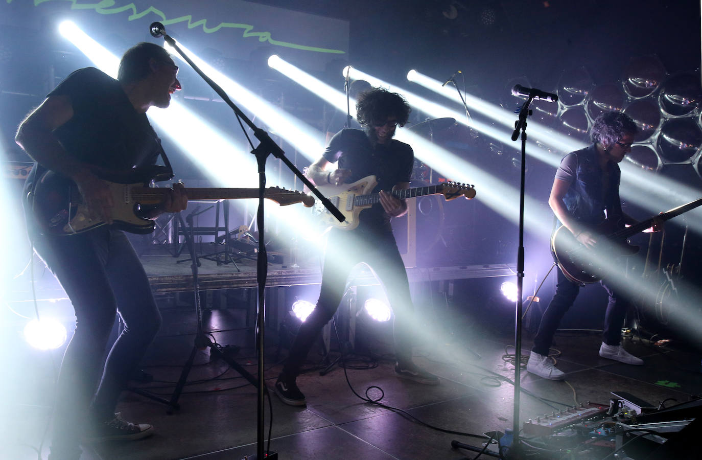 El grupo riojano presentó ayer en directo su primer disco 'Animal' en la sala Concept