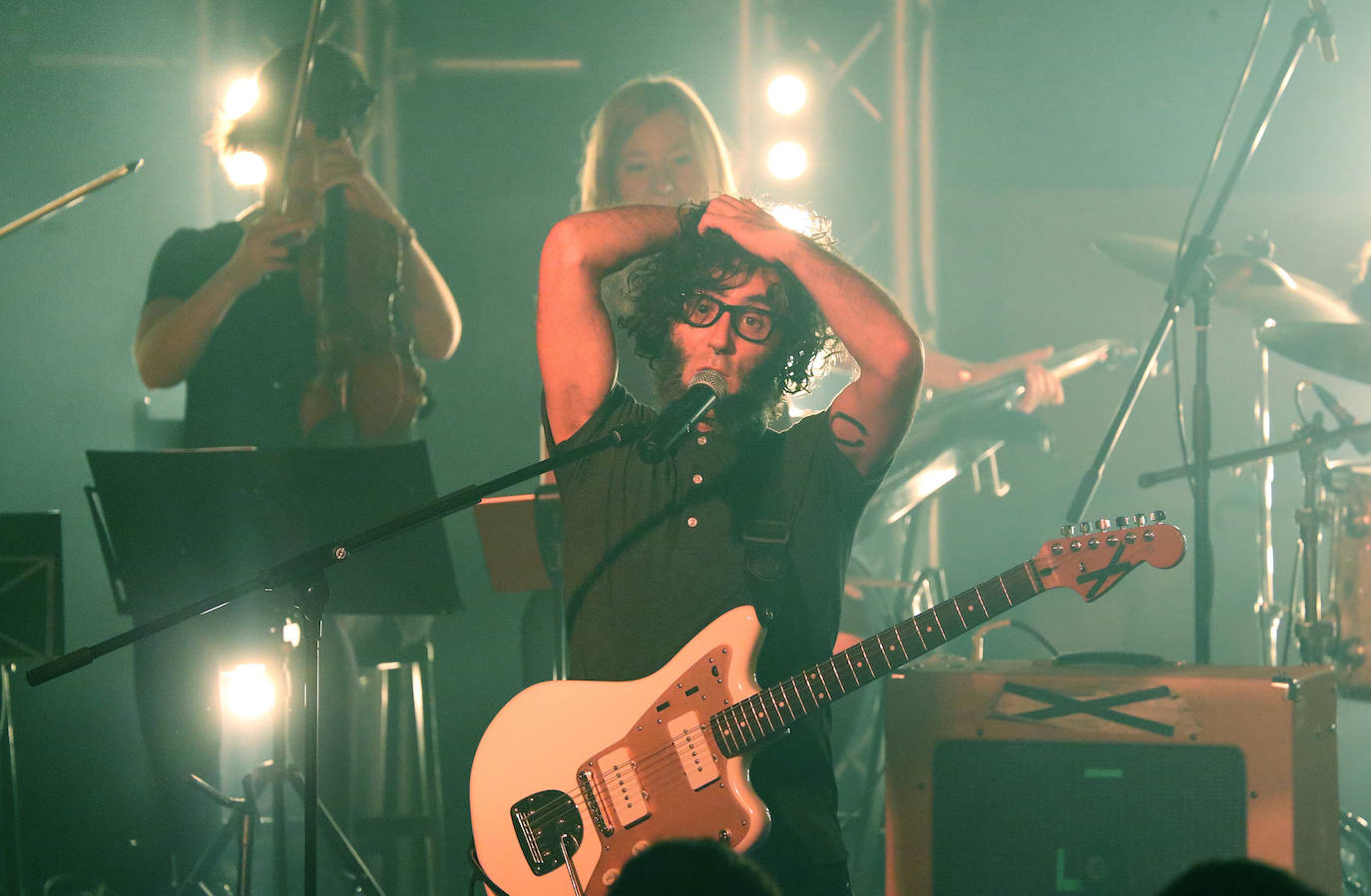 El grupo riojano presentó ayer en directo su primer disco 'Animal' en la sala Concept