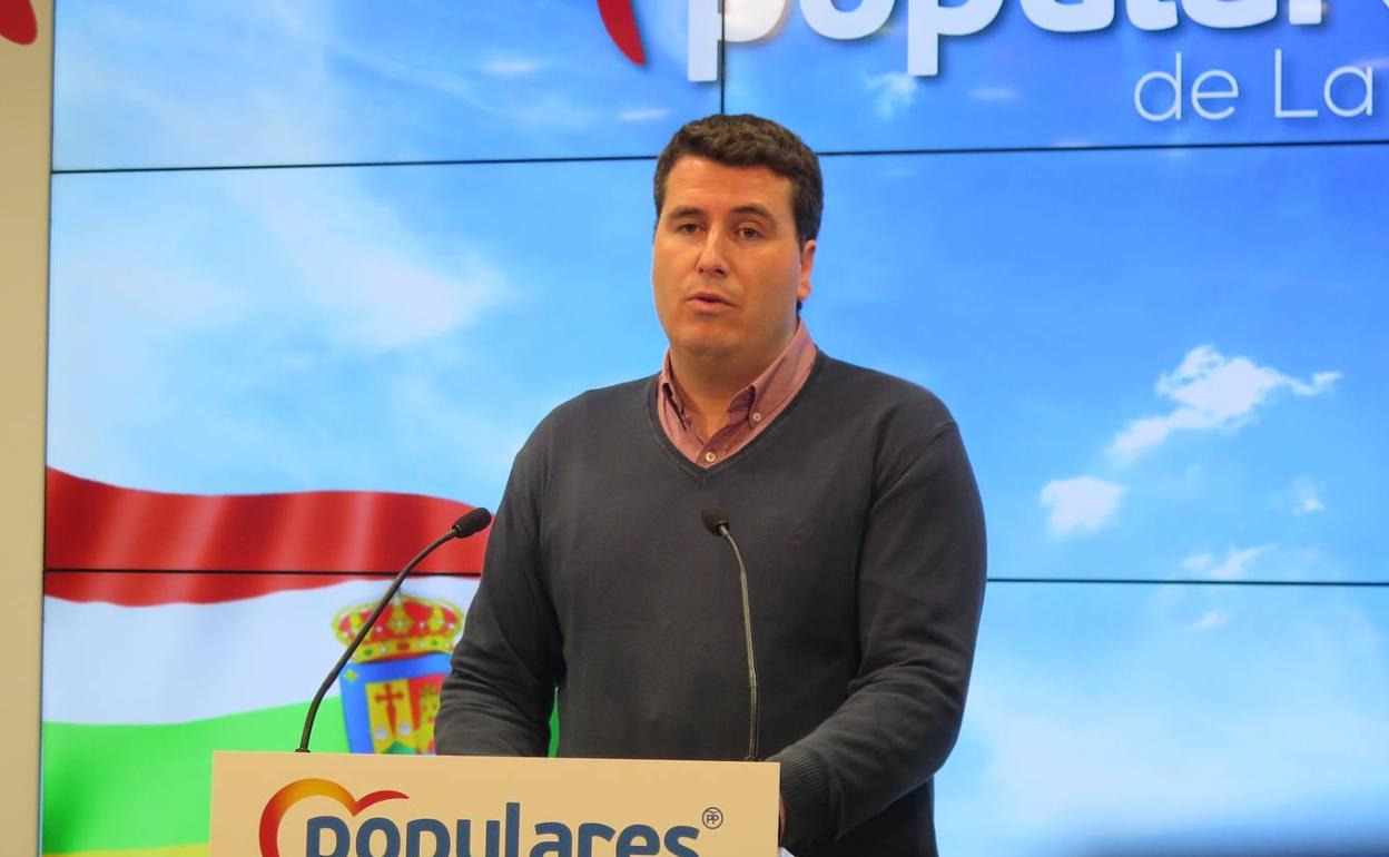 El coordinador general del PP, Diego Bengoa, este viernes. 