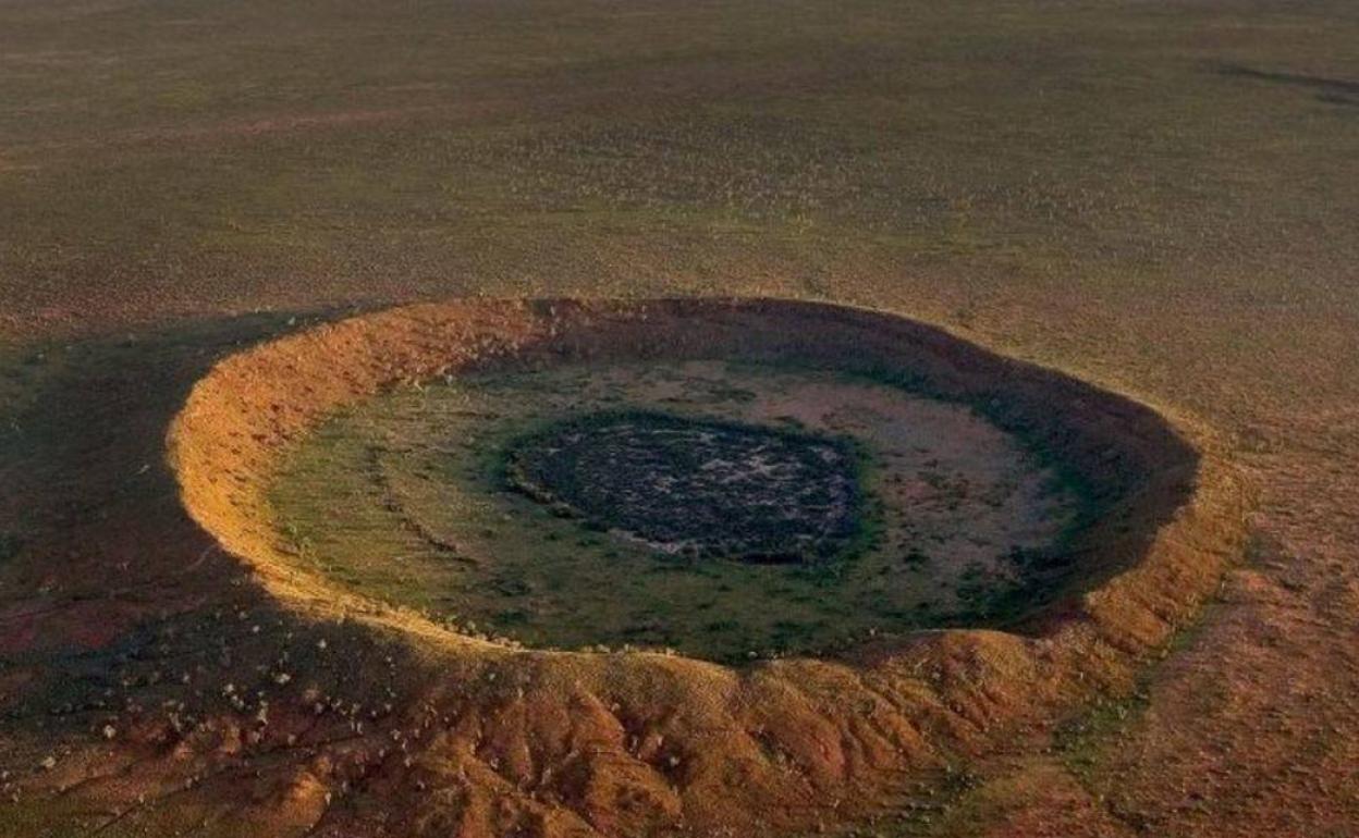 El cráter Wolfe Creek en Australia. 