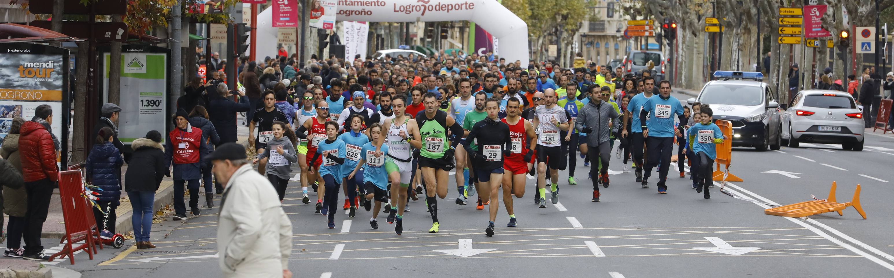 Cientos de familias y amigos han salido este domingo a hacer deporte por la capital riojana... ¡con un ambientazo increíble!