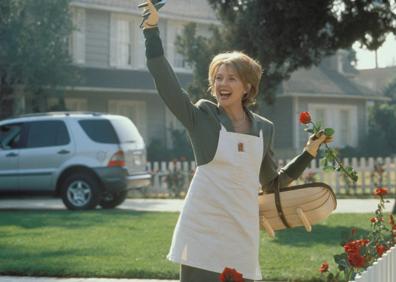 Imagen secundaria 1 - Mena Suvari, Annette Bening y Kevin Spacey en 'American Beauty'.