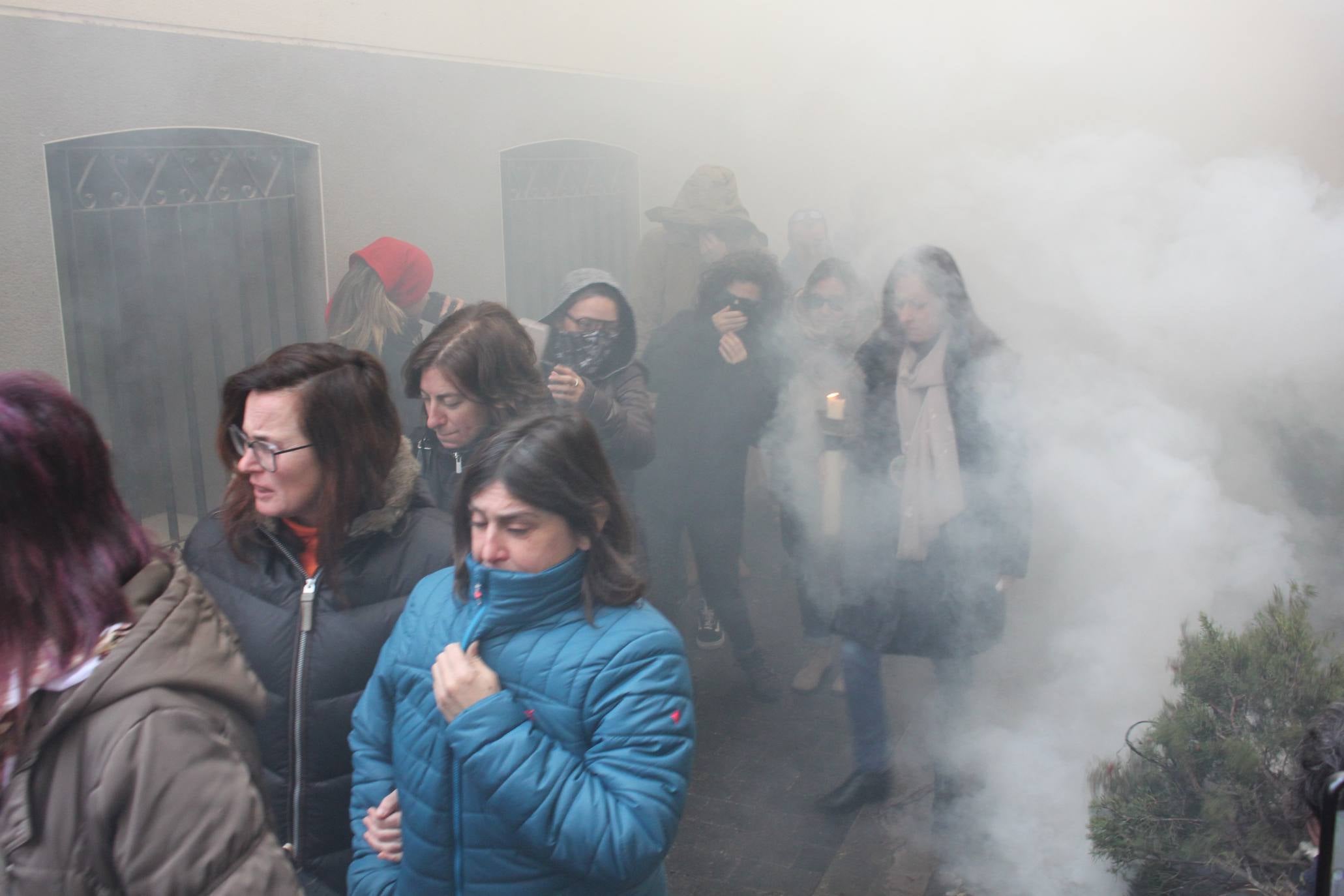 Impresionante, como cada año, la Procesión del Humo de Arnedillo. 