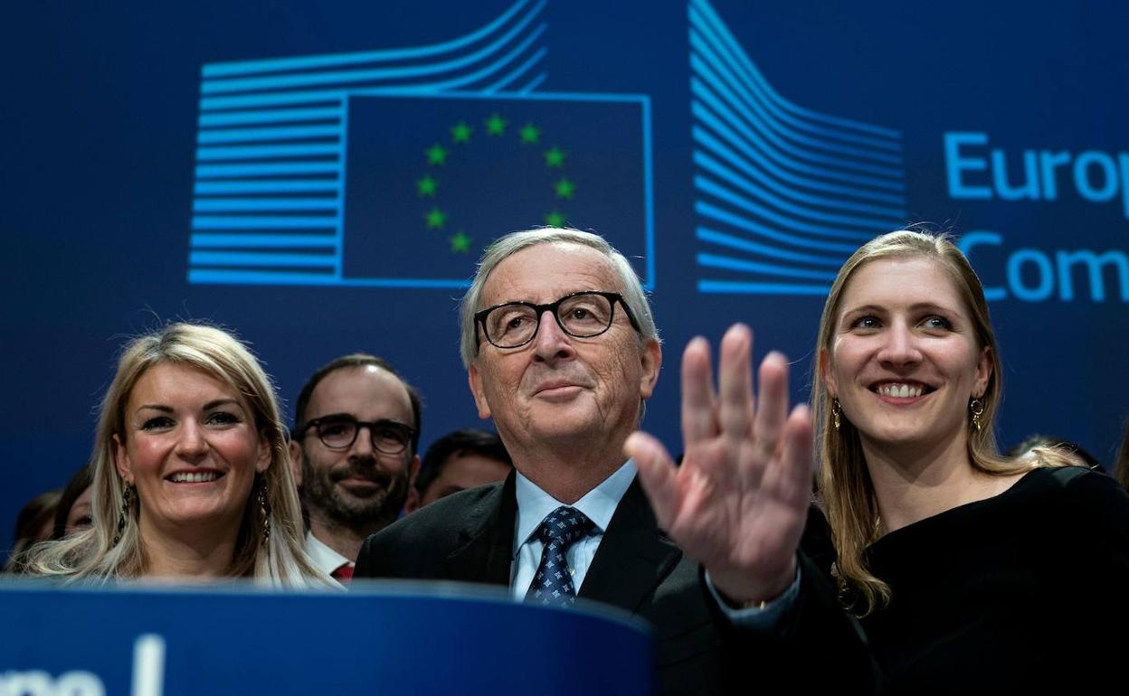 Jean-Claude Juncker, en su despedida.