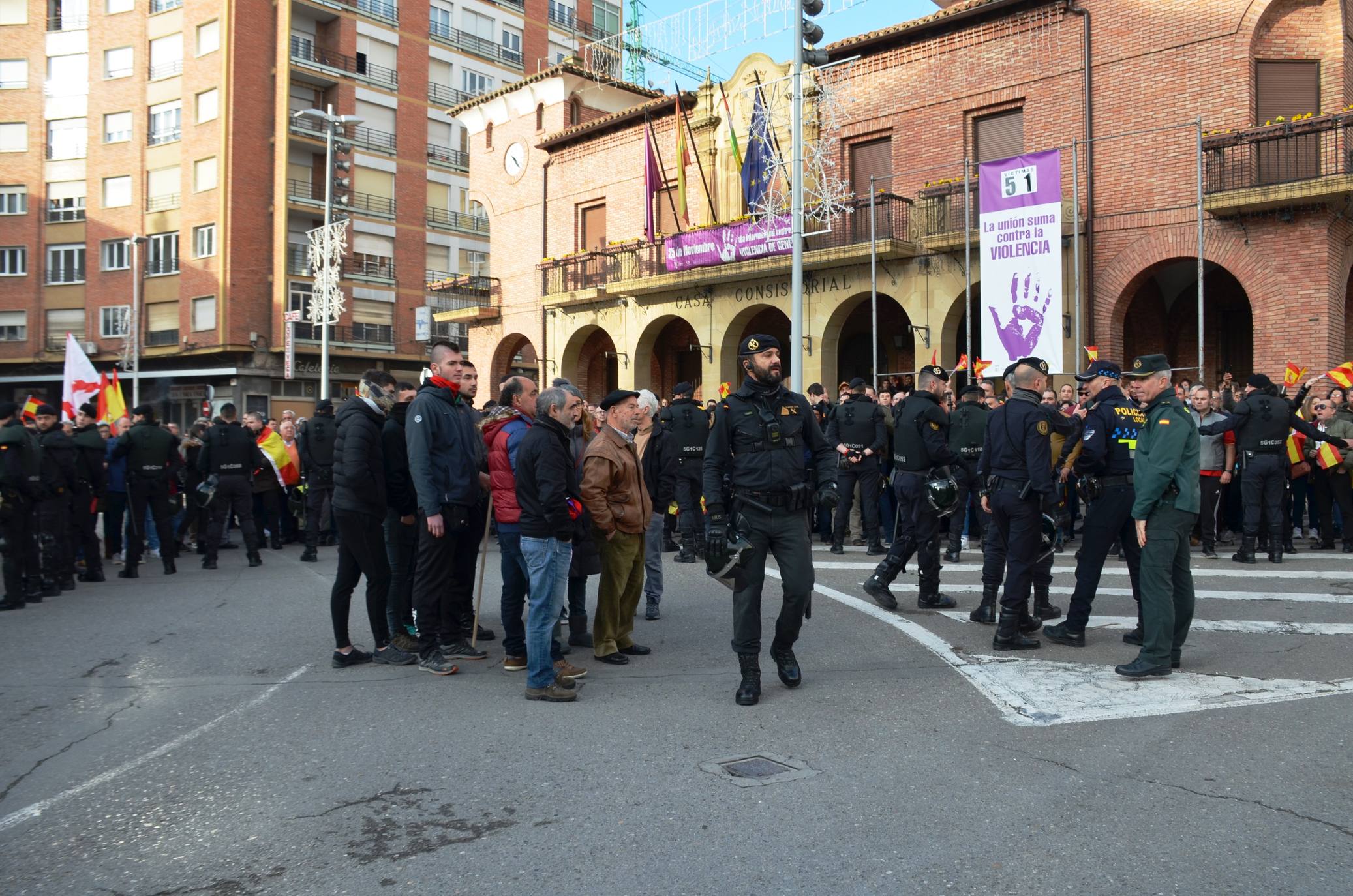 Manifestación en Calahorra a favor de los presos de Alsasua