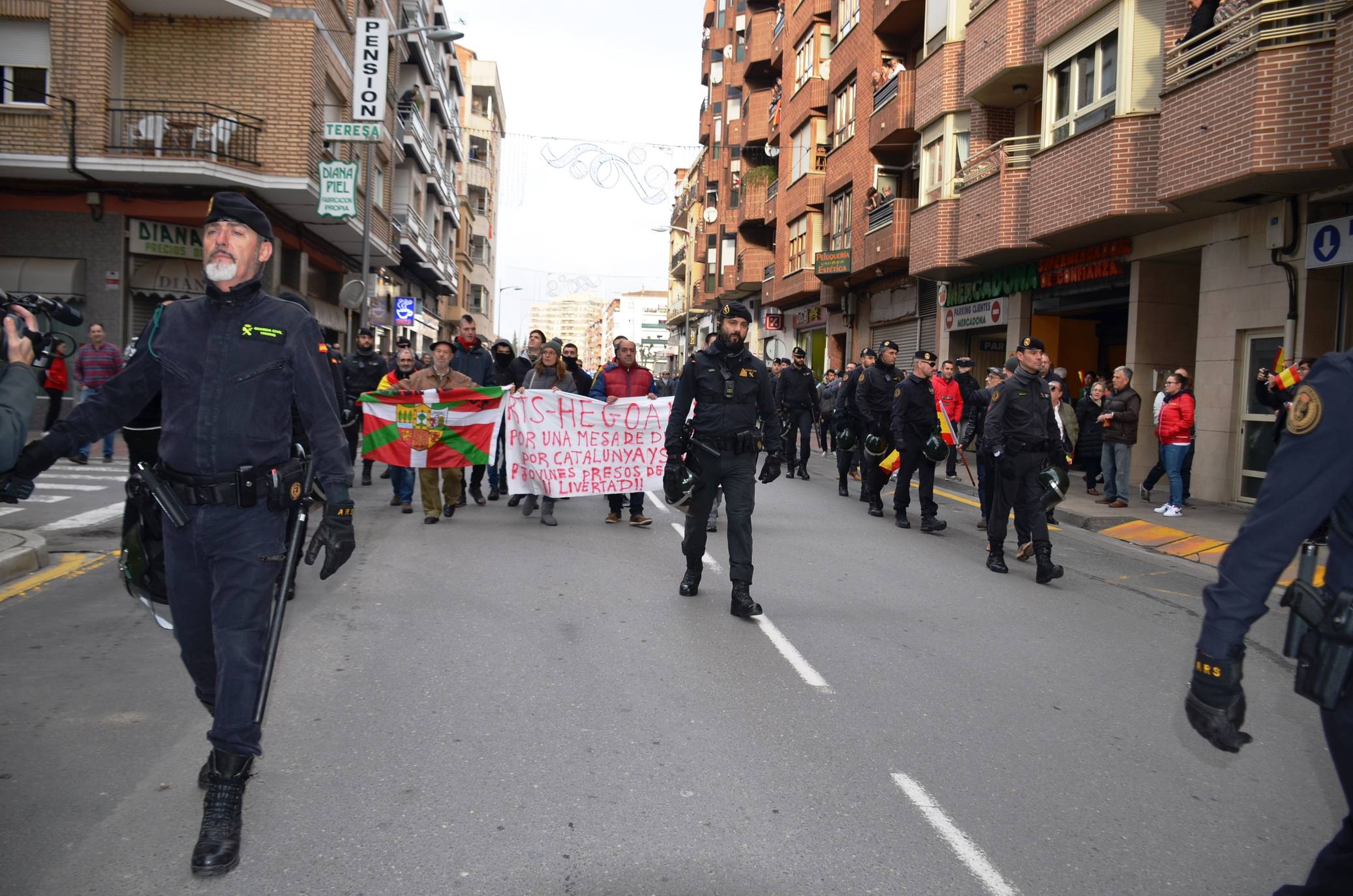 Manifestación en Calahorra a favor de los presos de Alsasua