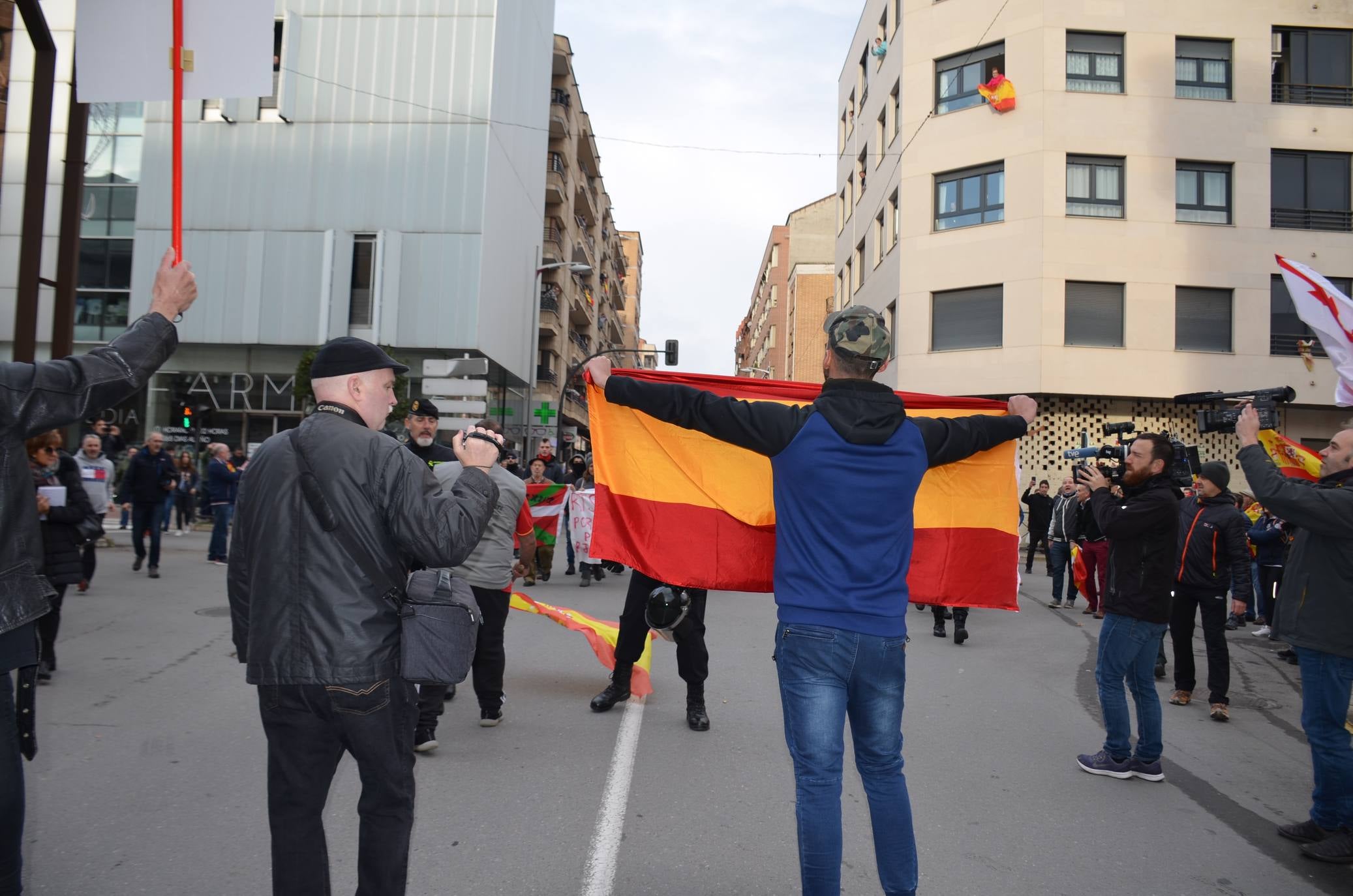 Manifestación en Calahorra a favor de los presos de Alsasua