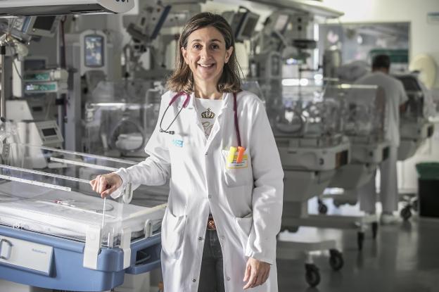 Ruiz del Prado, en las instalaciones de la Unidad de Neonatología. 