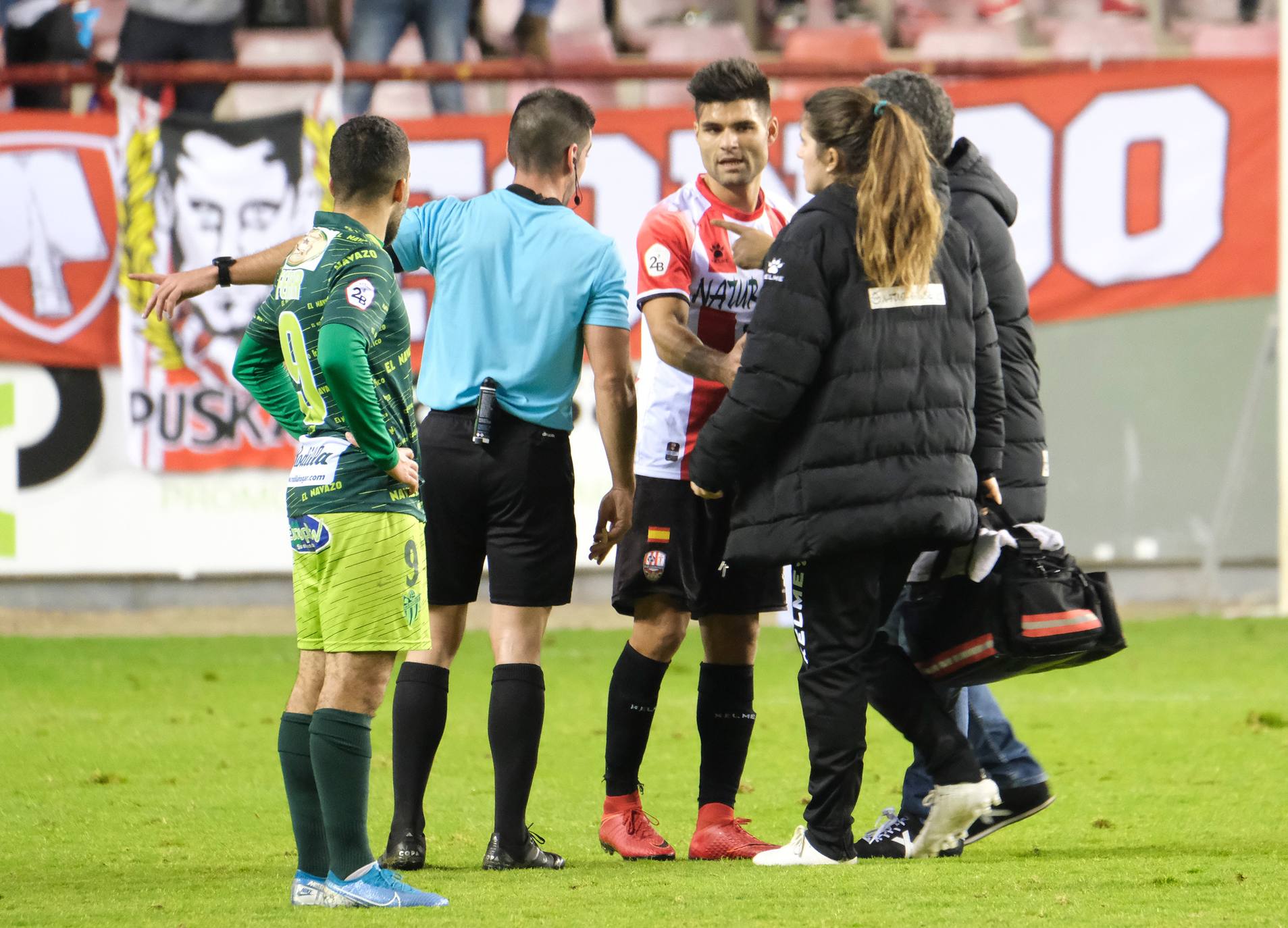 Los blanquirrojos se han impuesto en Las Gaunas con los goles de Olaetxea y Javi Álamo. 