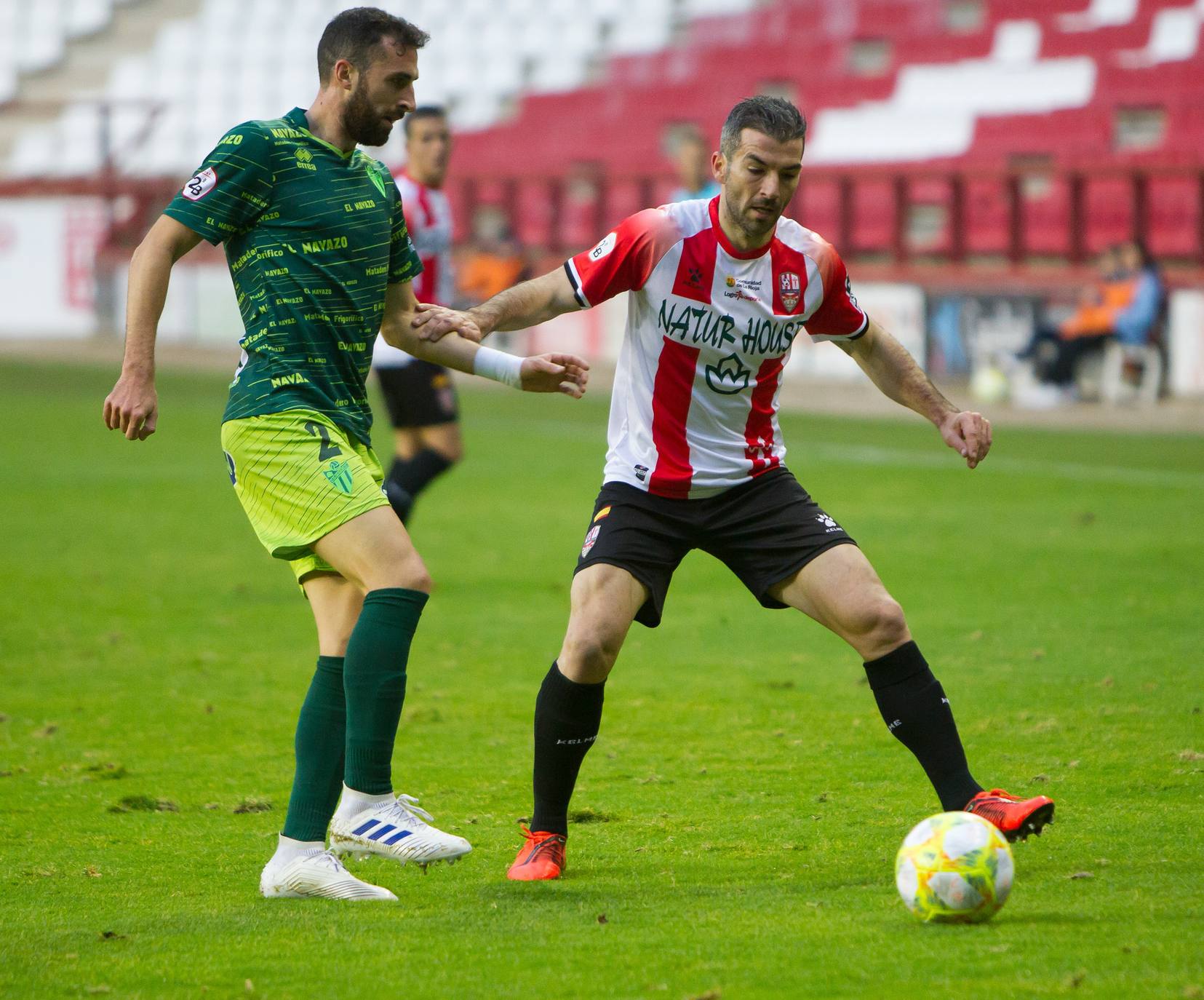 Los blanquirrojos se han impuesto en Las Gaunas con los goles de Olaetxea y Javi Álamo. 