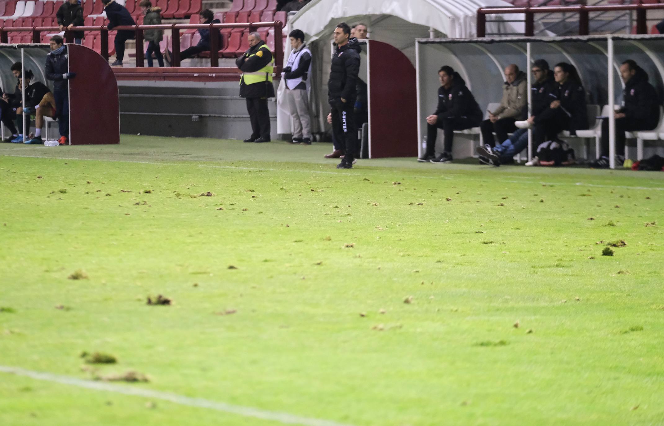 Los blanquirrojos se han impuesto en Las Gaunas con los goles de Olaetxea y Javi Álamo. 