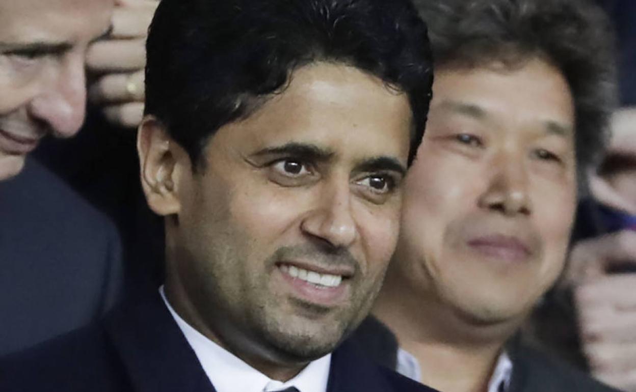 Nasser Al-Khelaïfi, presidente del PSG. 