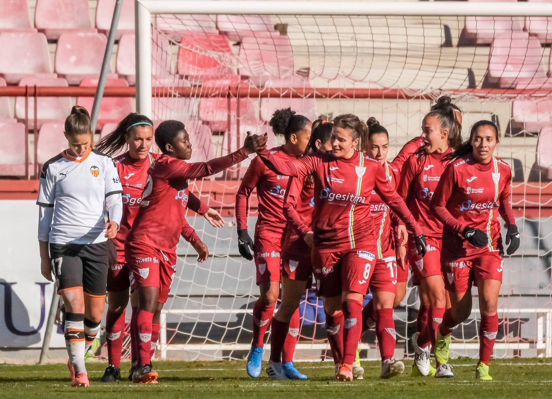 Las riojanas se han impuesto gracias a un gol en propia puerta. 