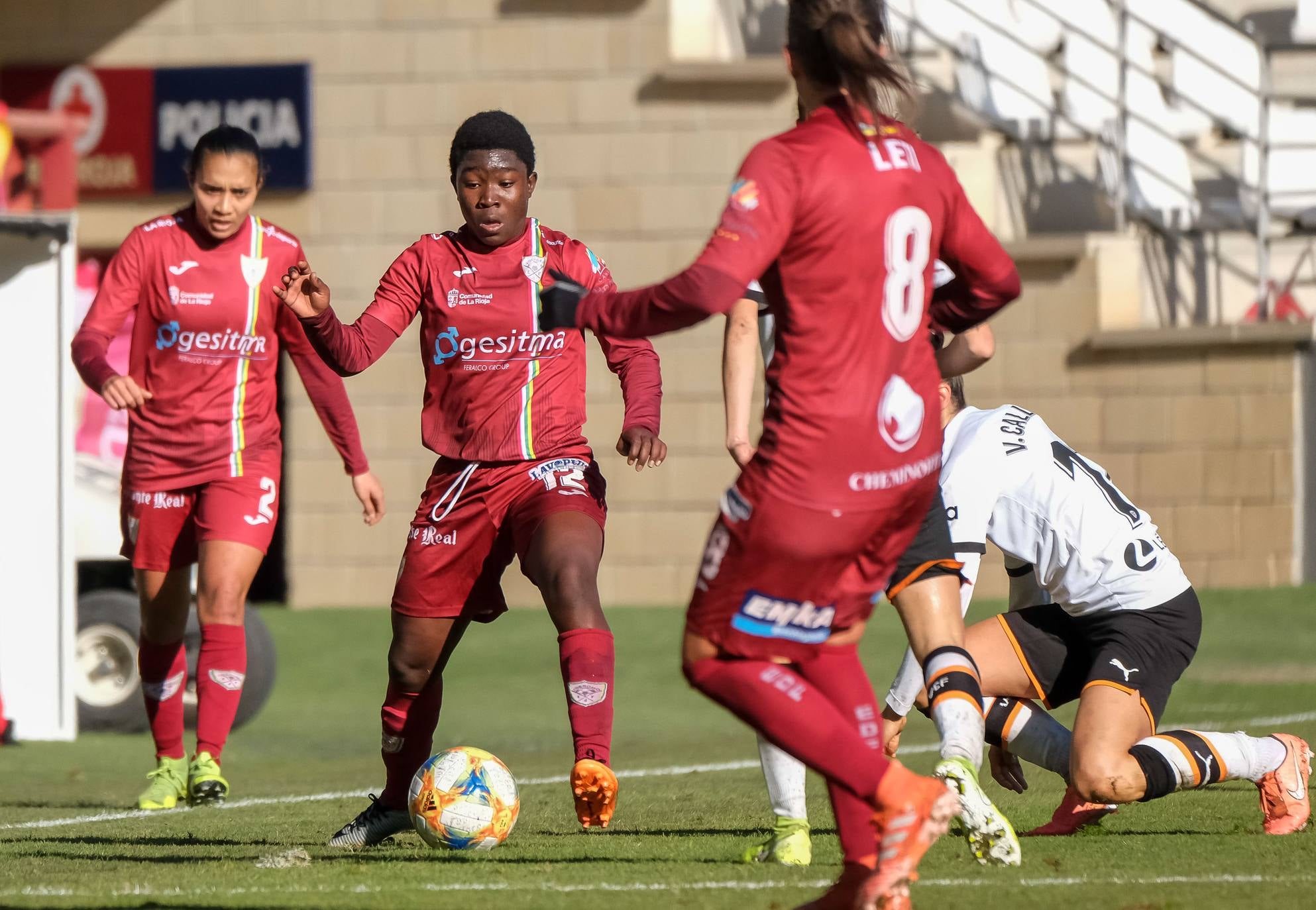 Las riojanas se han impuesto gracias a un gol en propia puerta. 