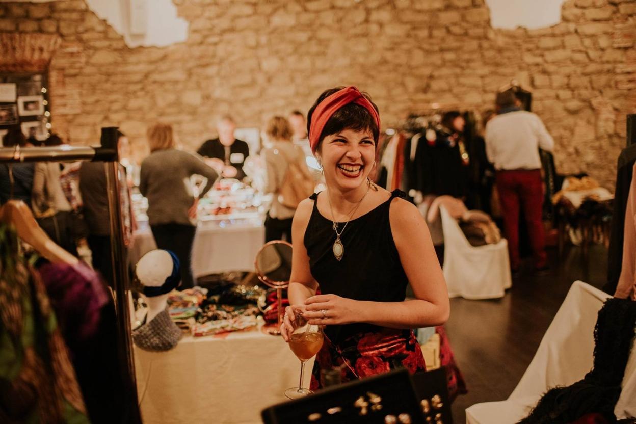 Anterior edición del Wine Fashion Market en el Día de la Moda de Franco-Españolas. 