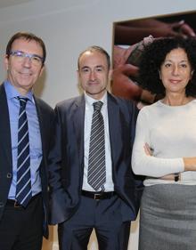 Imagen secundaria 2 - Manuel Antoñana, José Luis Allo y Jorge Ruiz. Abajo, Ignacio Najarro, Juan Najarro y Mari Carmen Ruiz. A la derecha, Josu Arriola, Javier Hoyos y Edurne Blanco.