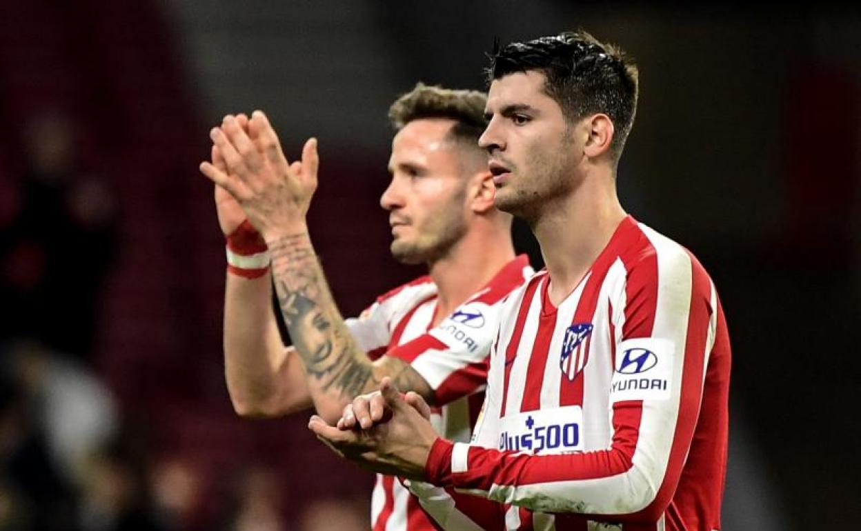 Álvaro Morata y Saúl Ñíguez