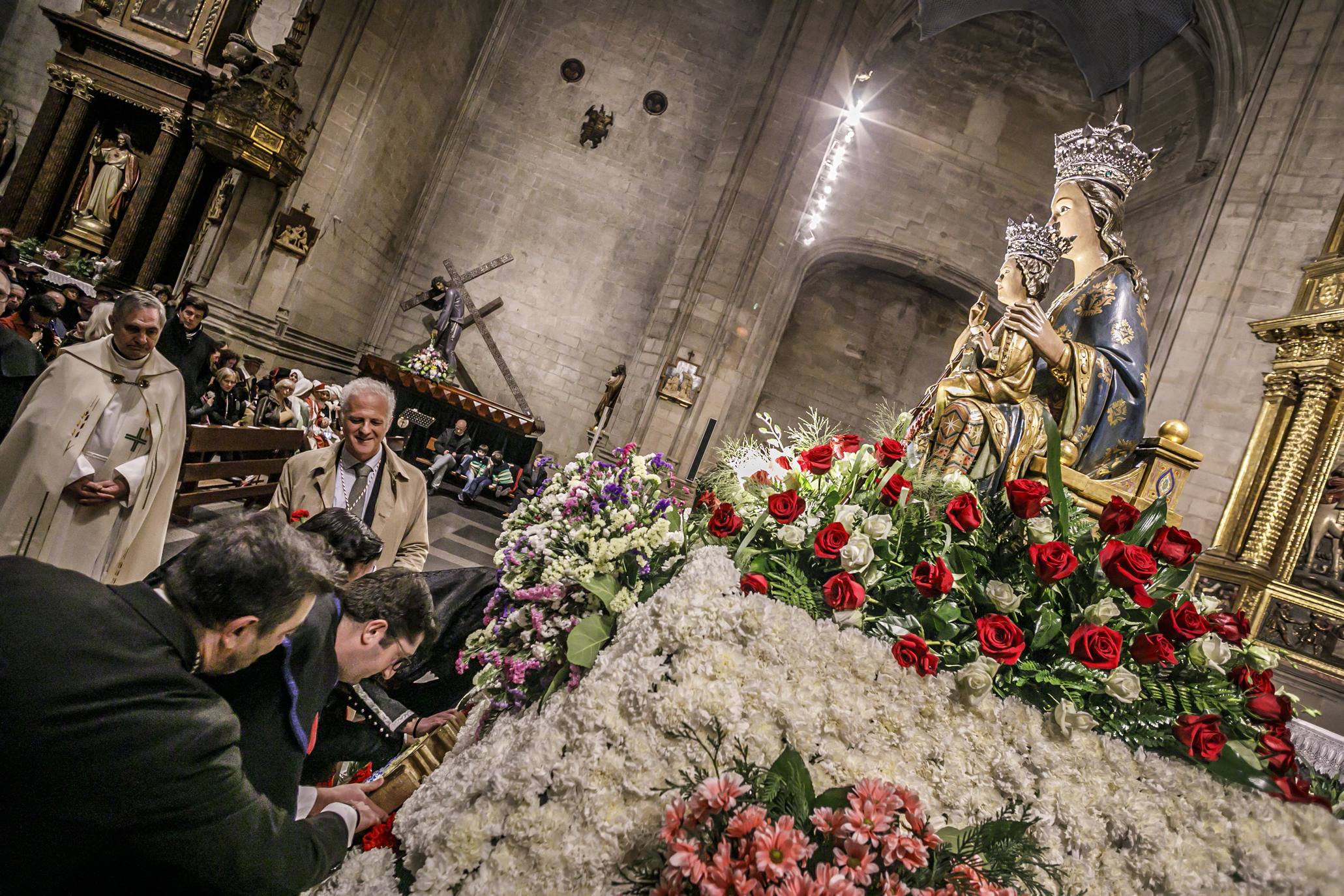 Las vísperas se han celebrado en la iglesia de Santiago