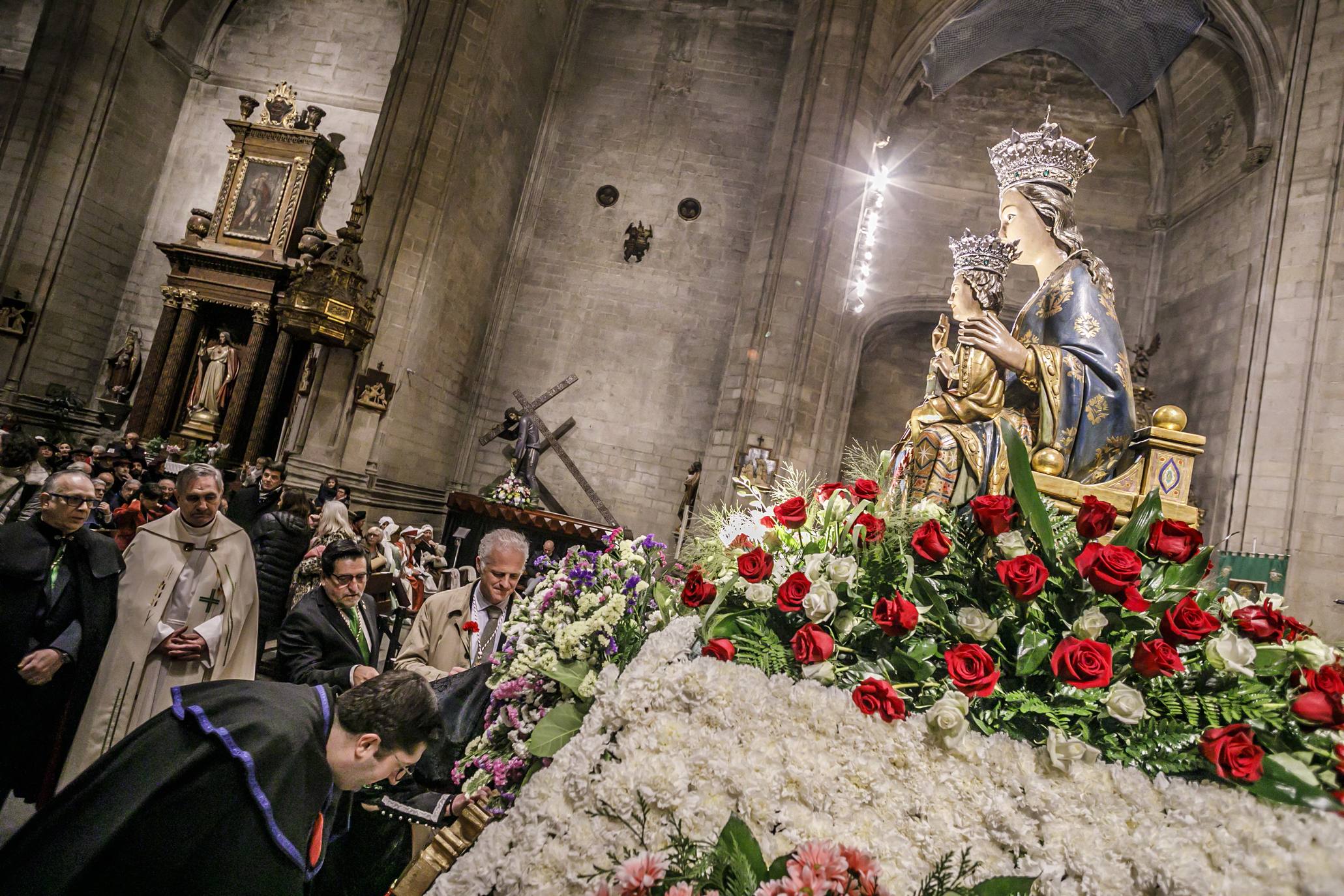 Las vísperas se han celebrado en la iglesia de Santiago