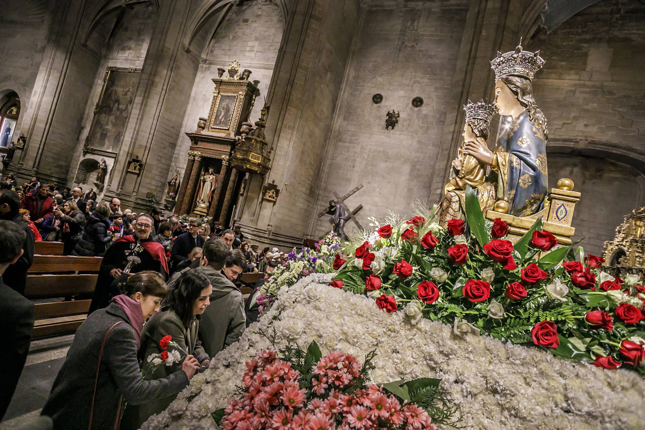 Las vísperas se han celebrado en la iglesia de Santiago