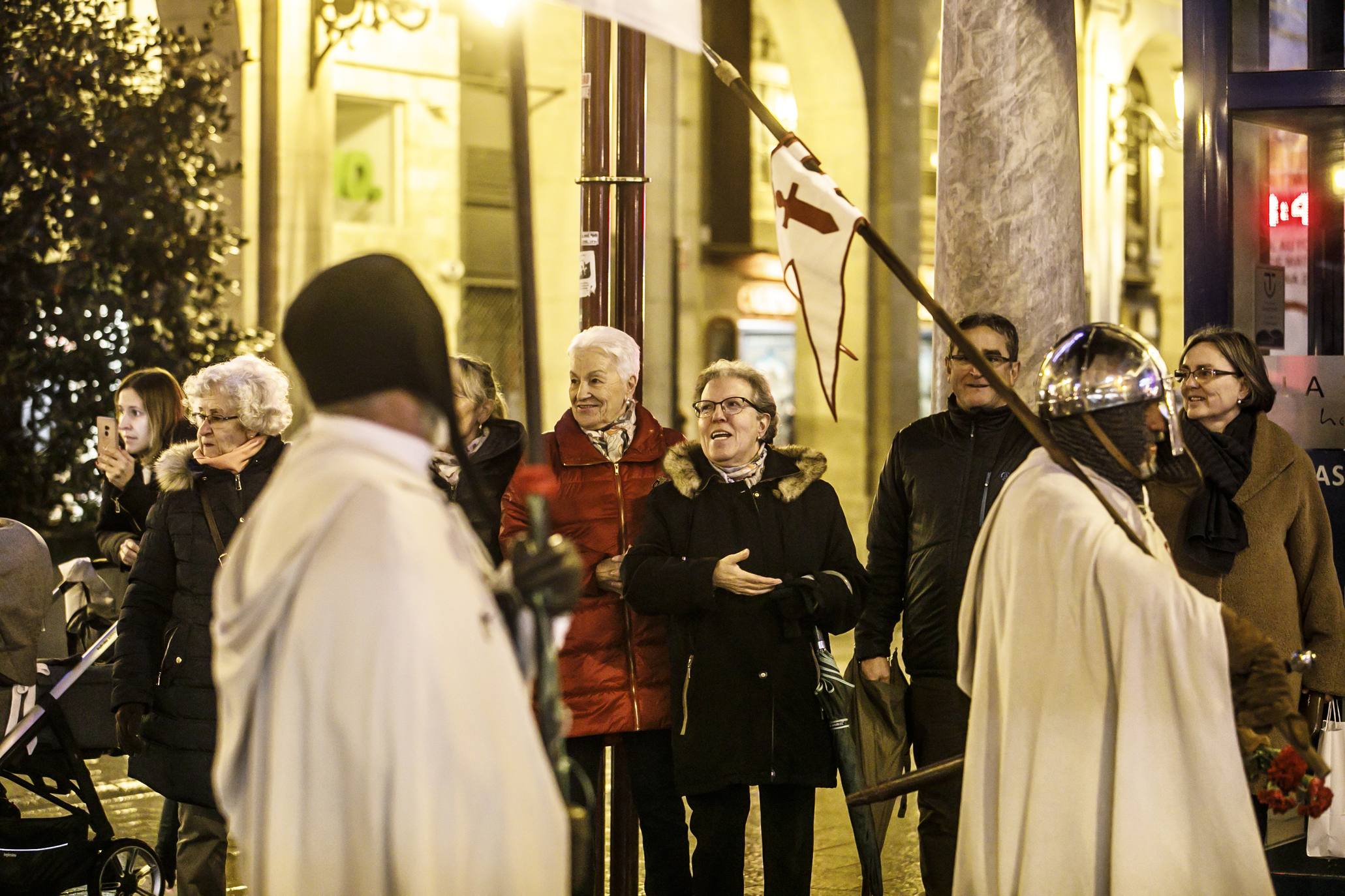 Las vísperas se han celebrado en la iglesia de Santiago