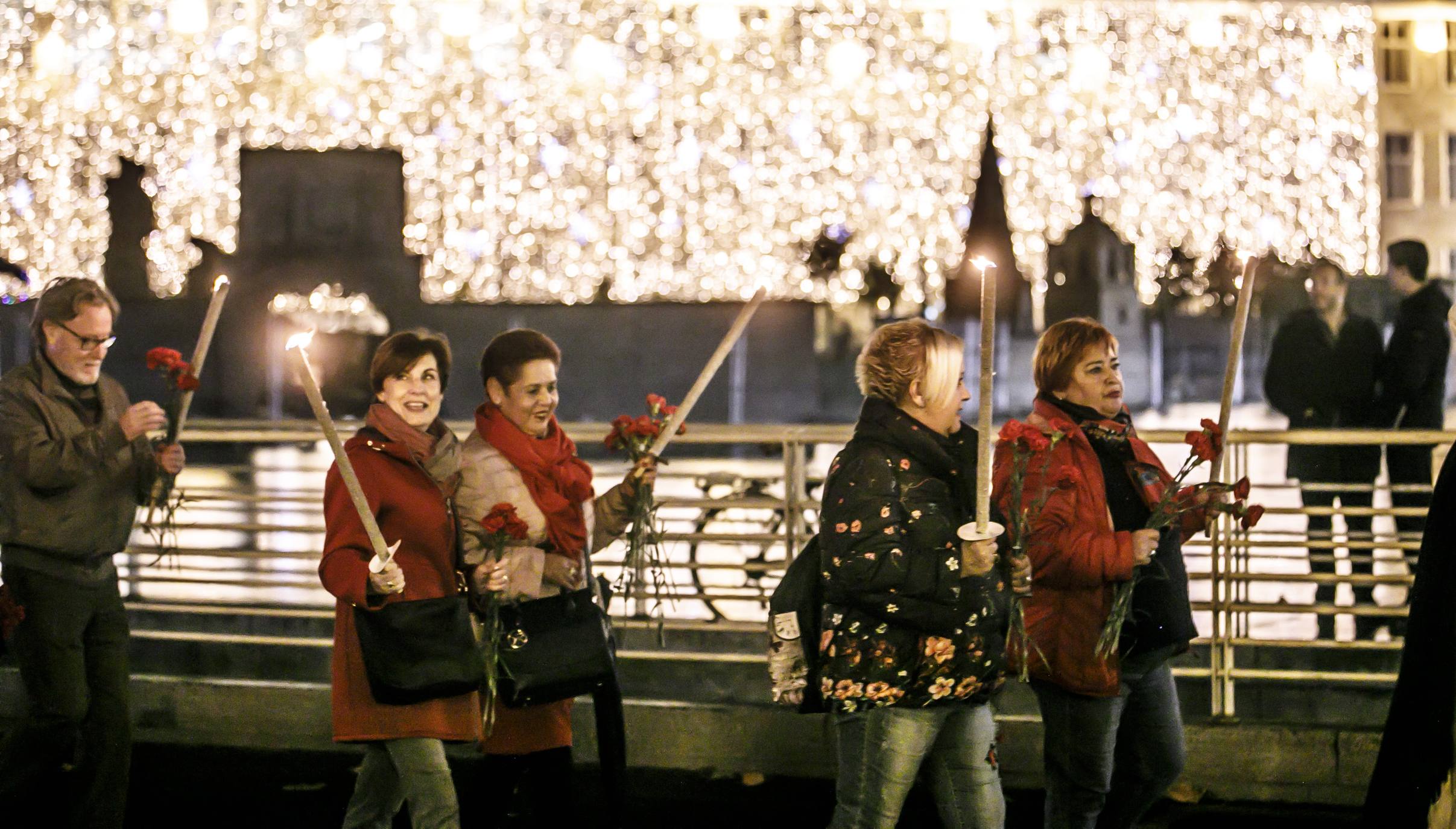 Las vísperas se han celebrado en la iglesia de Santiago