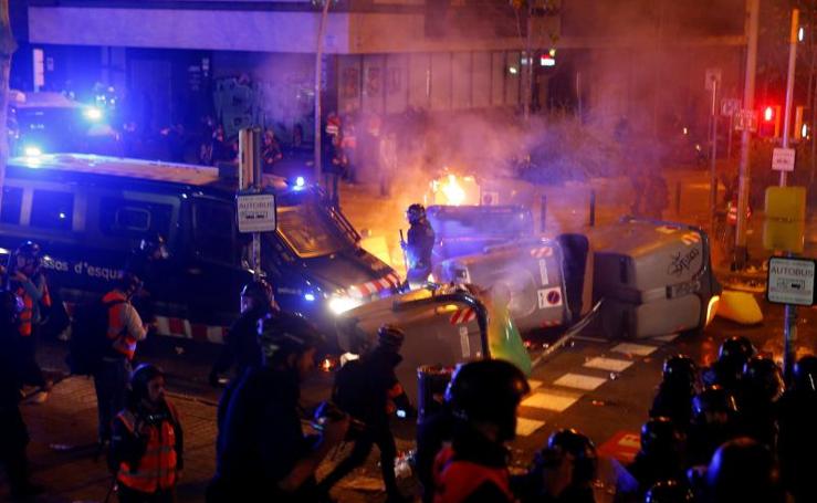 Las protestas durante el clásico