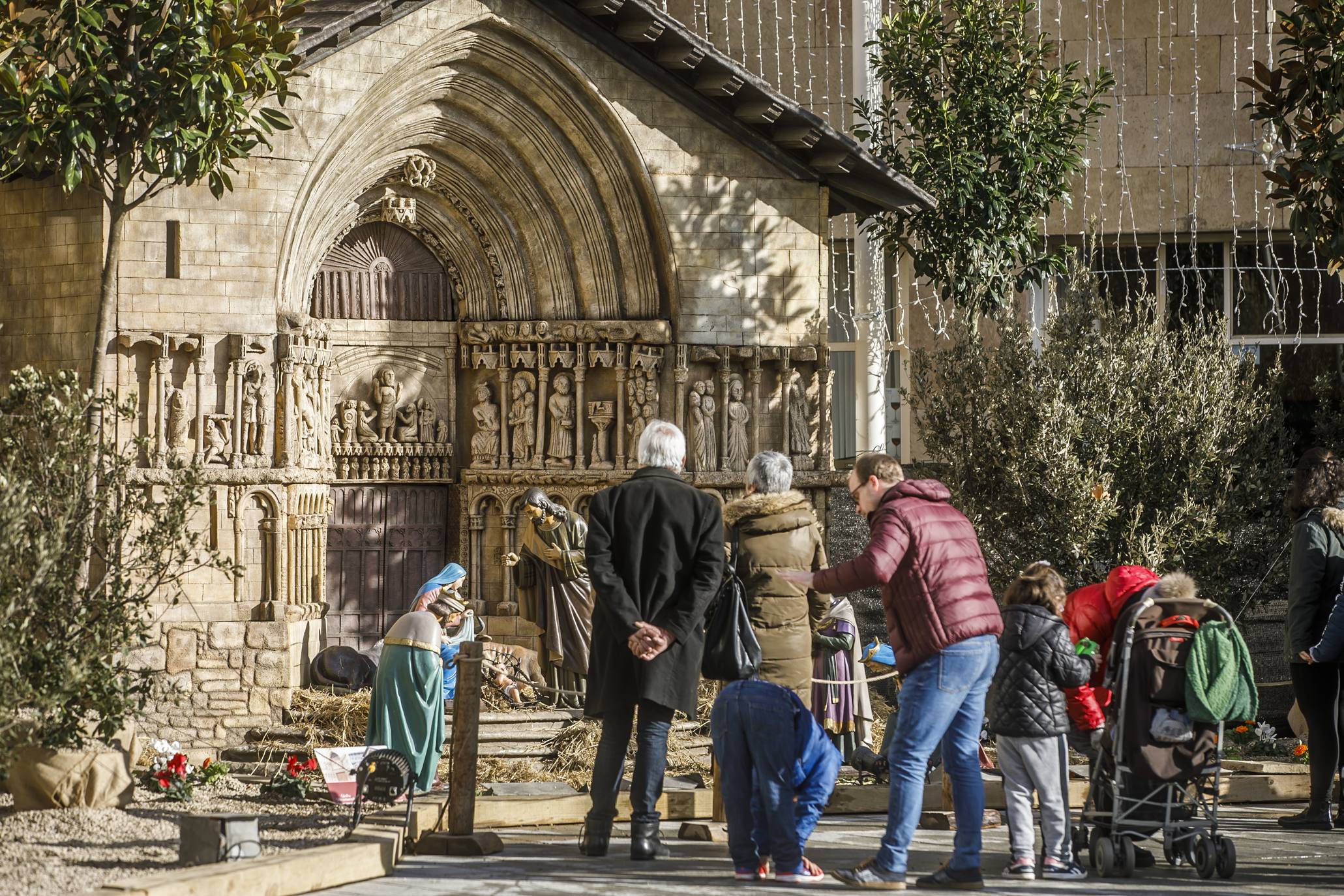 El montaje presenta varias novedades con respecto a otros años, como la ausencia de animales vivos. 