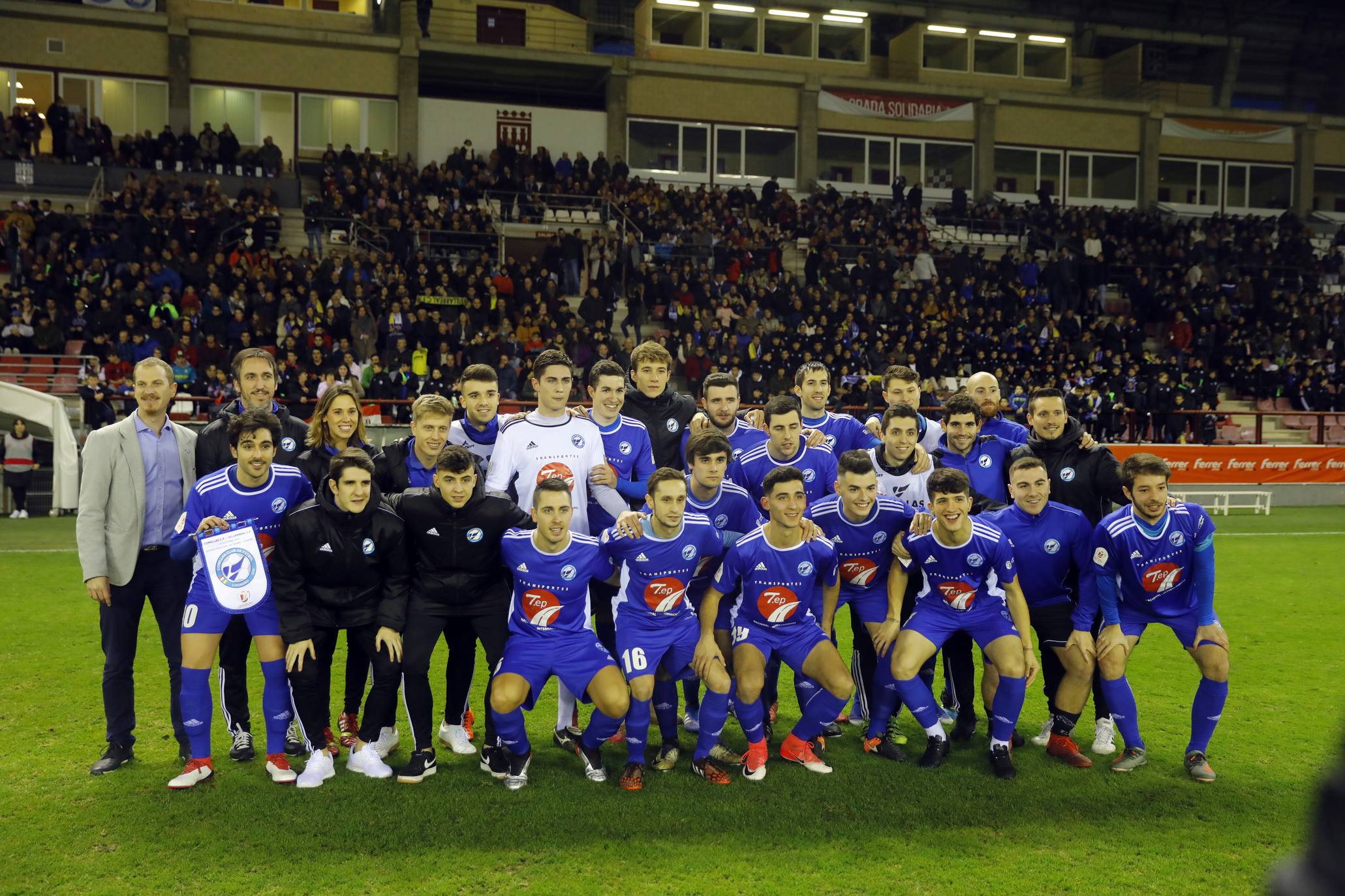 Fotos: El Comillas cae ante el Villarreal en la Copa del Rey