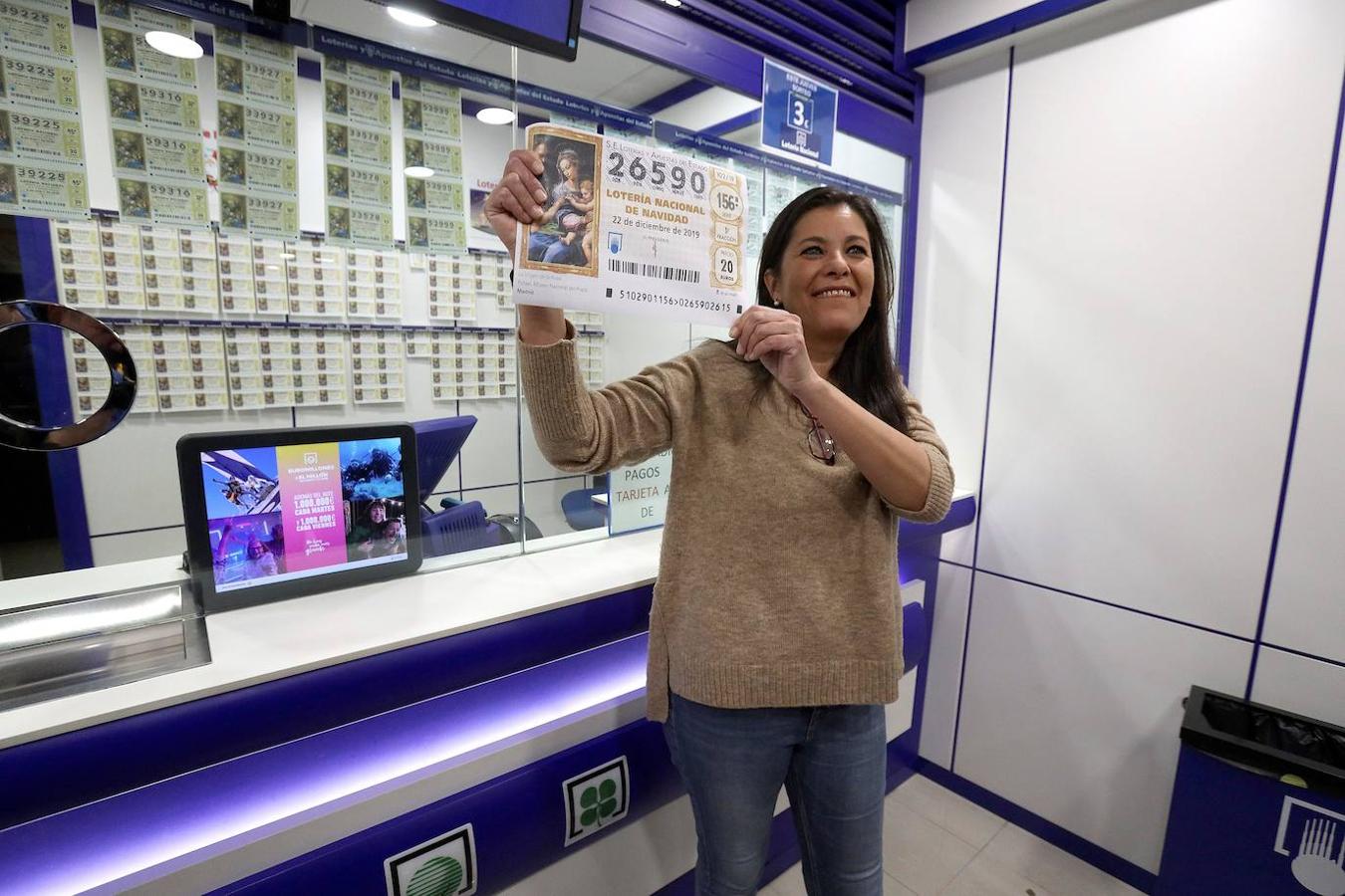 Dueña de la administración situada en el centro comercial Carrefour de Salamanca, que ha repartido 100 millones.