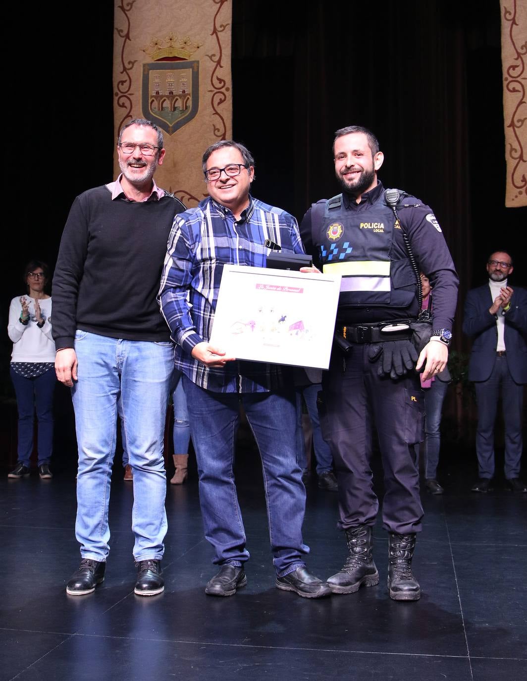 Homenaje a los funcionarios municipales jubilados de Logroño