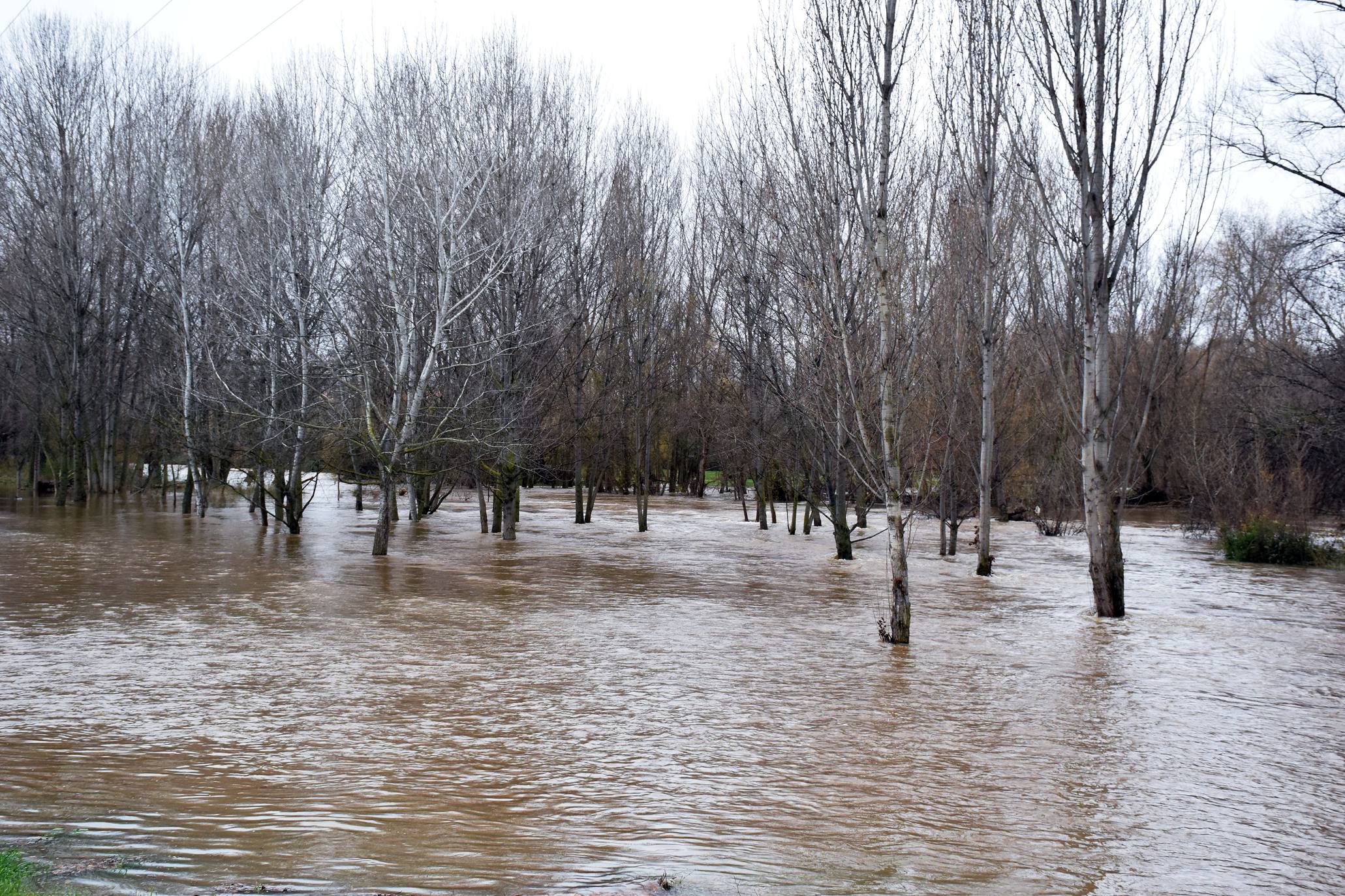 Los dos ríos han aumentado de manera notable su caudal durante los últimos días