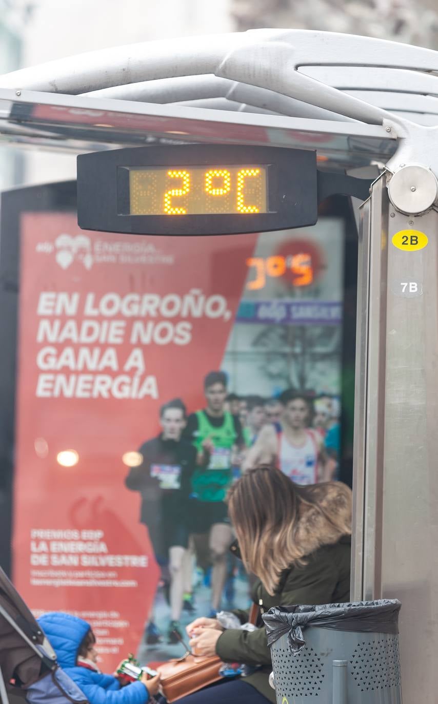 Galería de imágenes de este domingo en la A-12, LR-42, en el mercadillo de Las Norias, en el cuarto puente y en zona centro de Logroño.