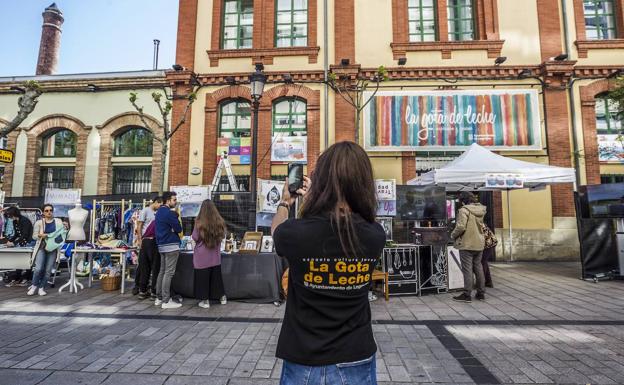 La Gota de Leche durante una de sus actividades: la feria Pop Up