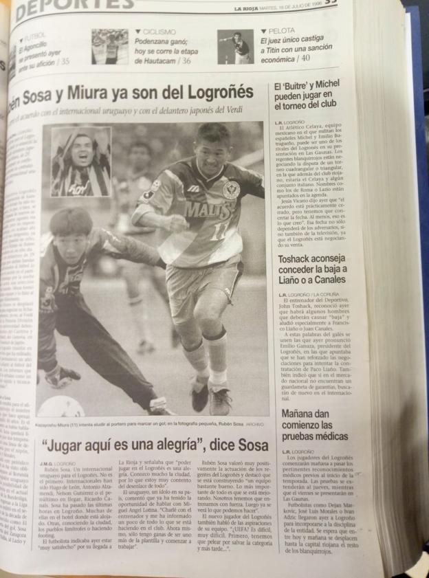El fichaje de Miura se daba por hecho, pero finalmente no llegó a Logroño.