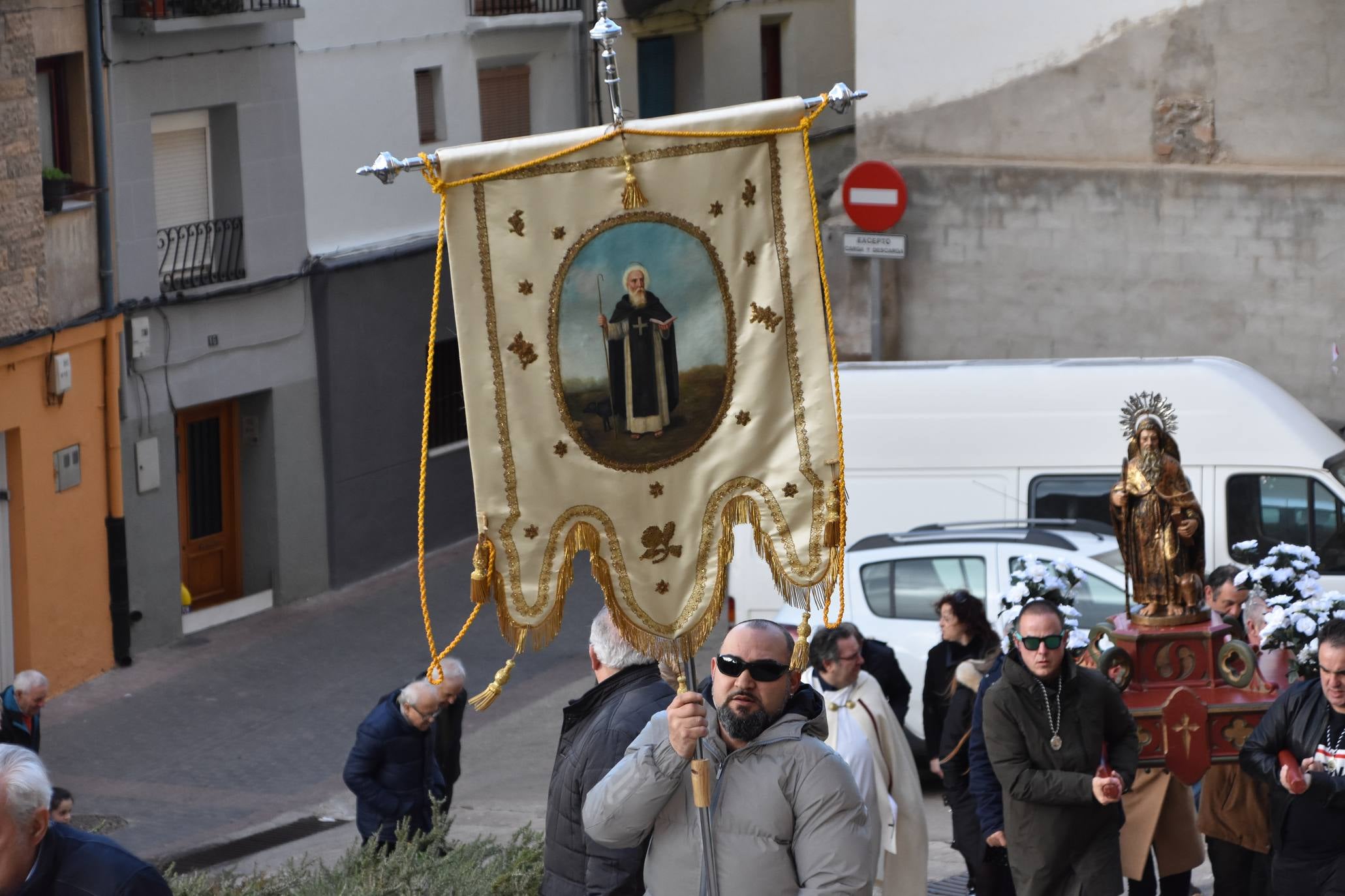 Procesión de San Antón en Quel