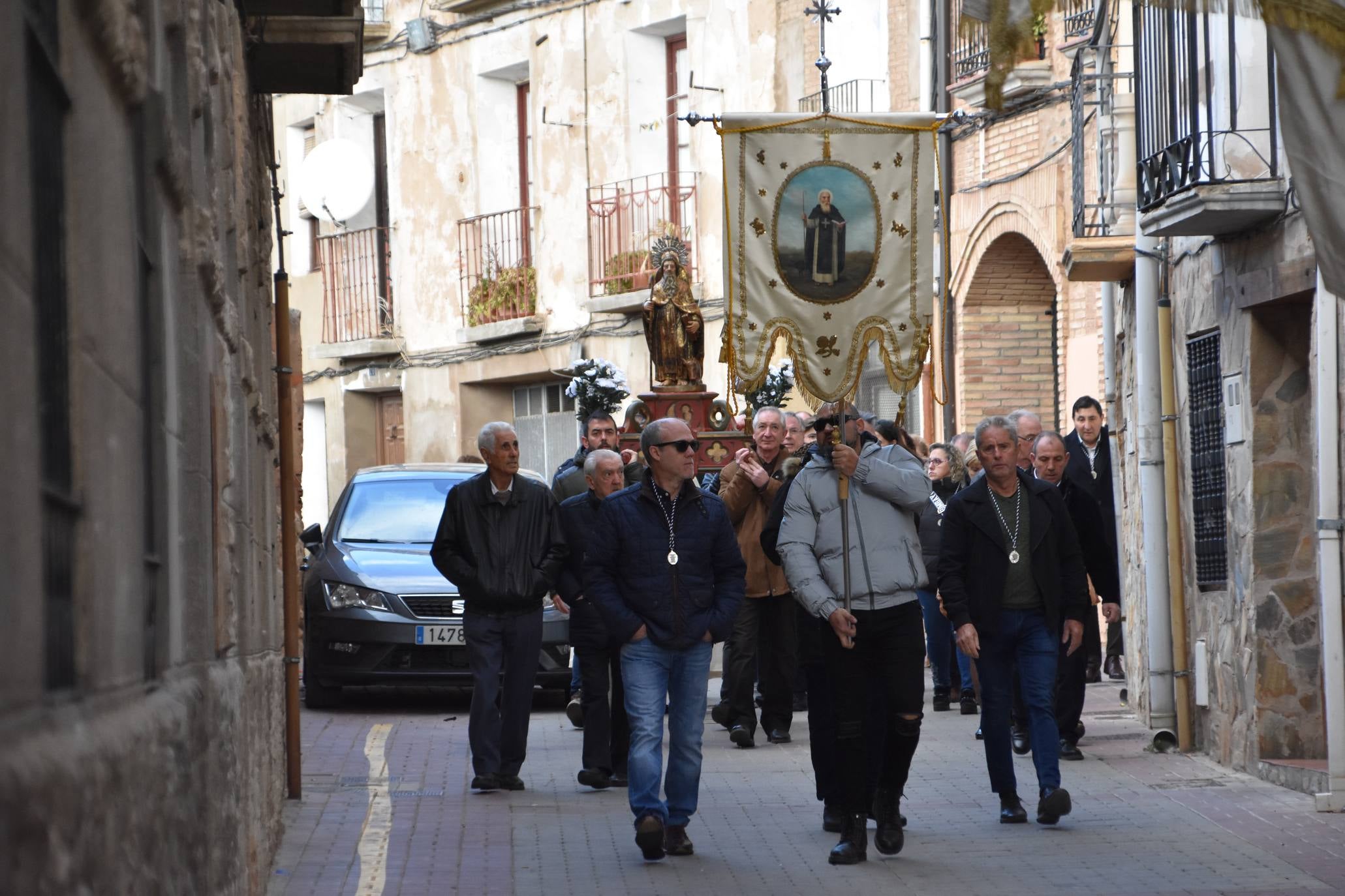 Procesión de San Antón en Quel